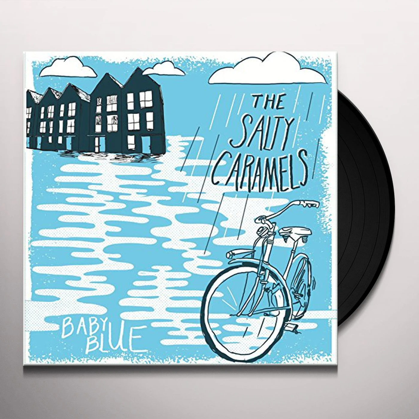 The Salty Caramels Baby Blue Vinyl Record