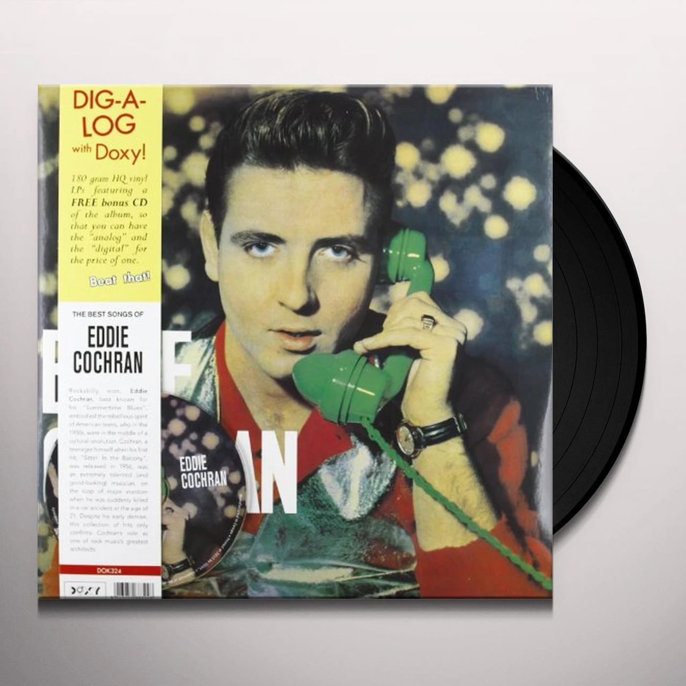 EDDIE COCHRAN Vinyl Record - Italy Release