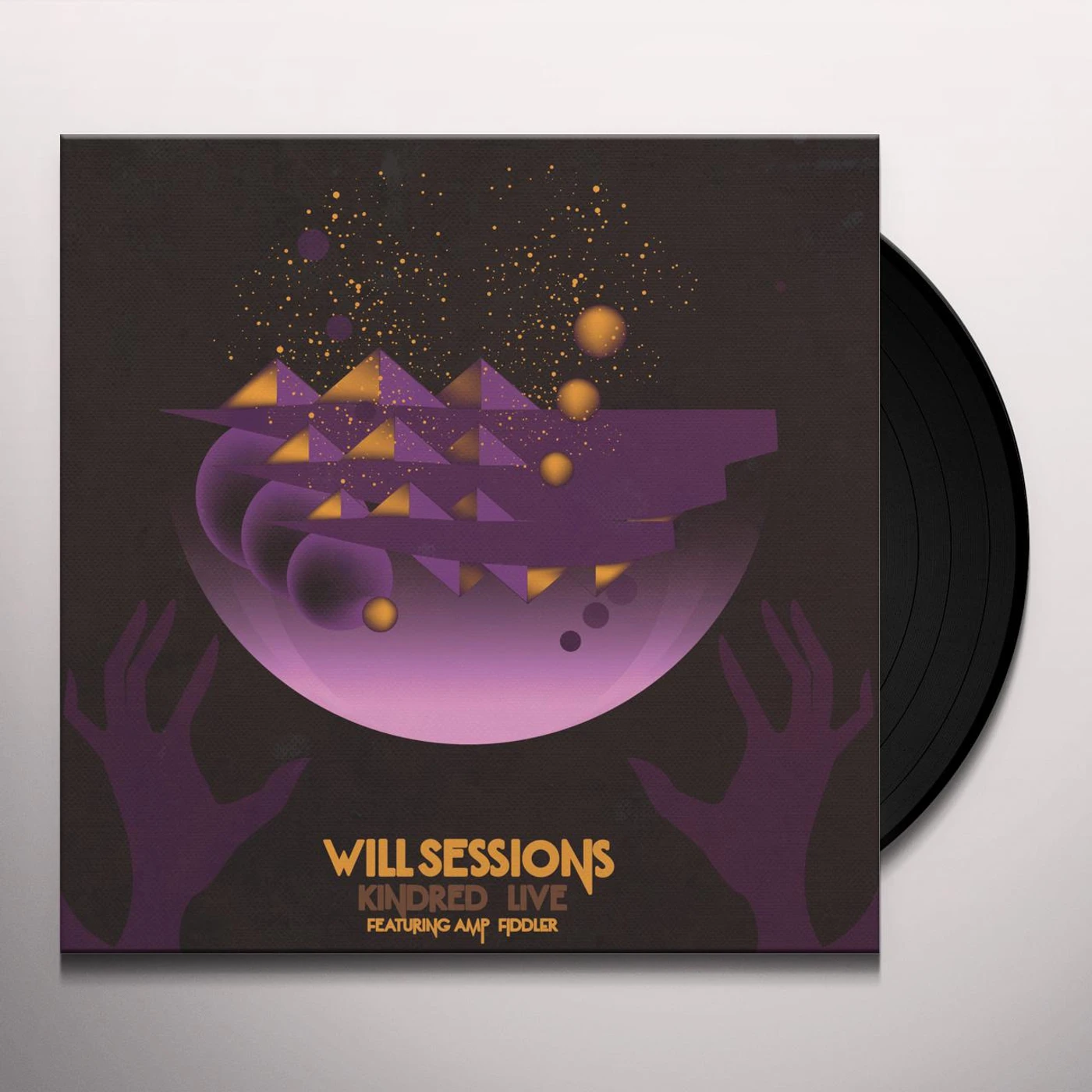 Will Sessions KINDRED LIVE (GOLD VINYL) Vinyl Record