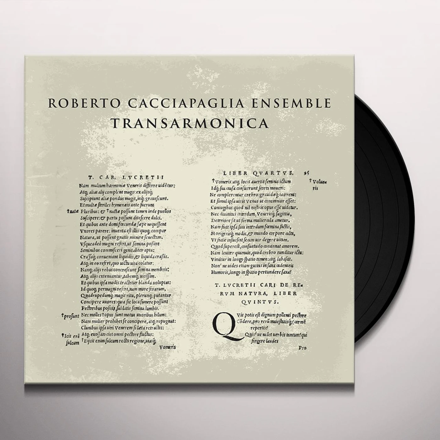 Roberto Cacciapaglia Transarmonica Vinyl Record