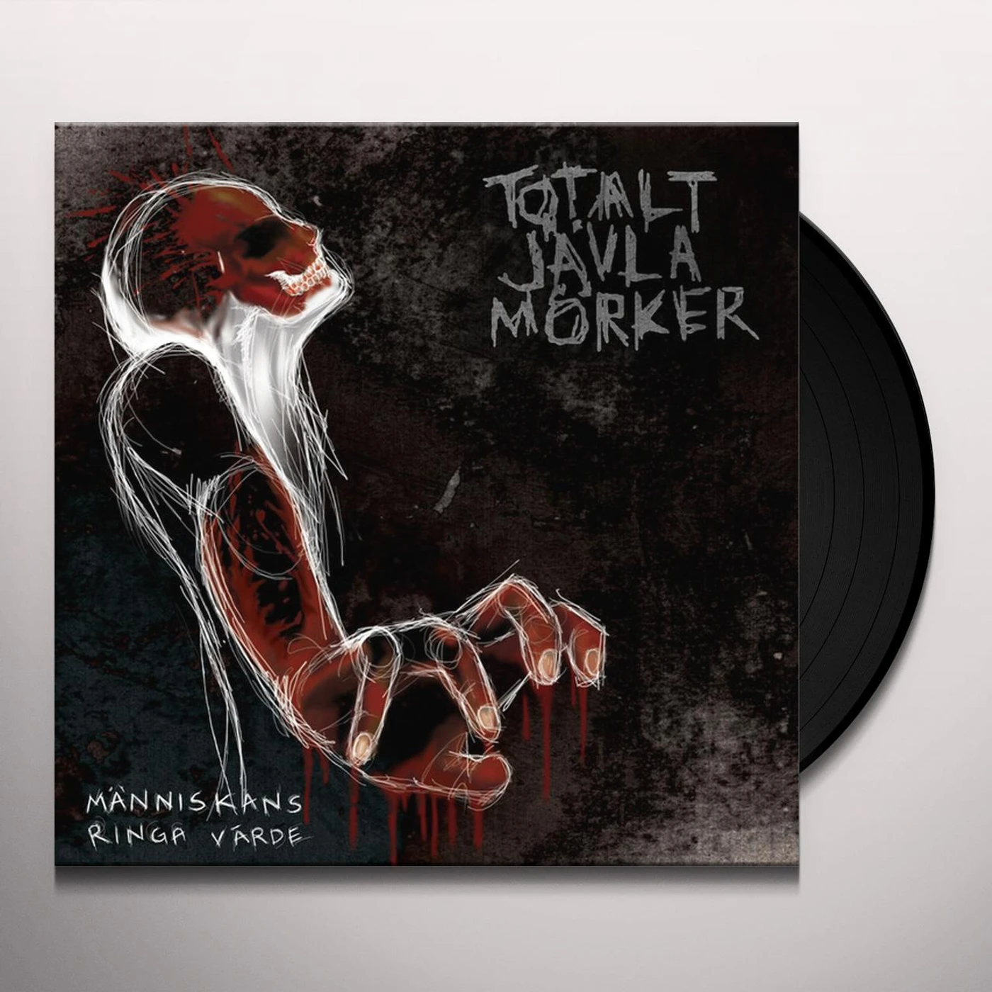 Totalt Jävla Mörker MANNISKANS RINGA VARDE Vinyl Record