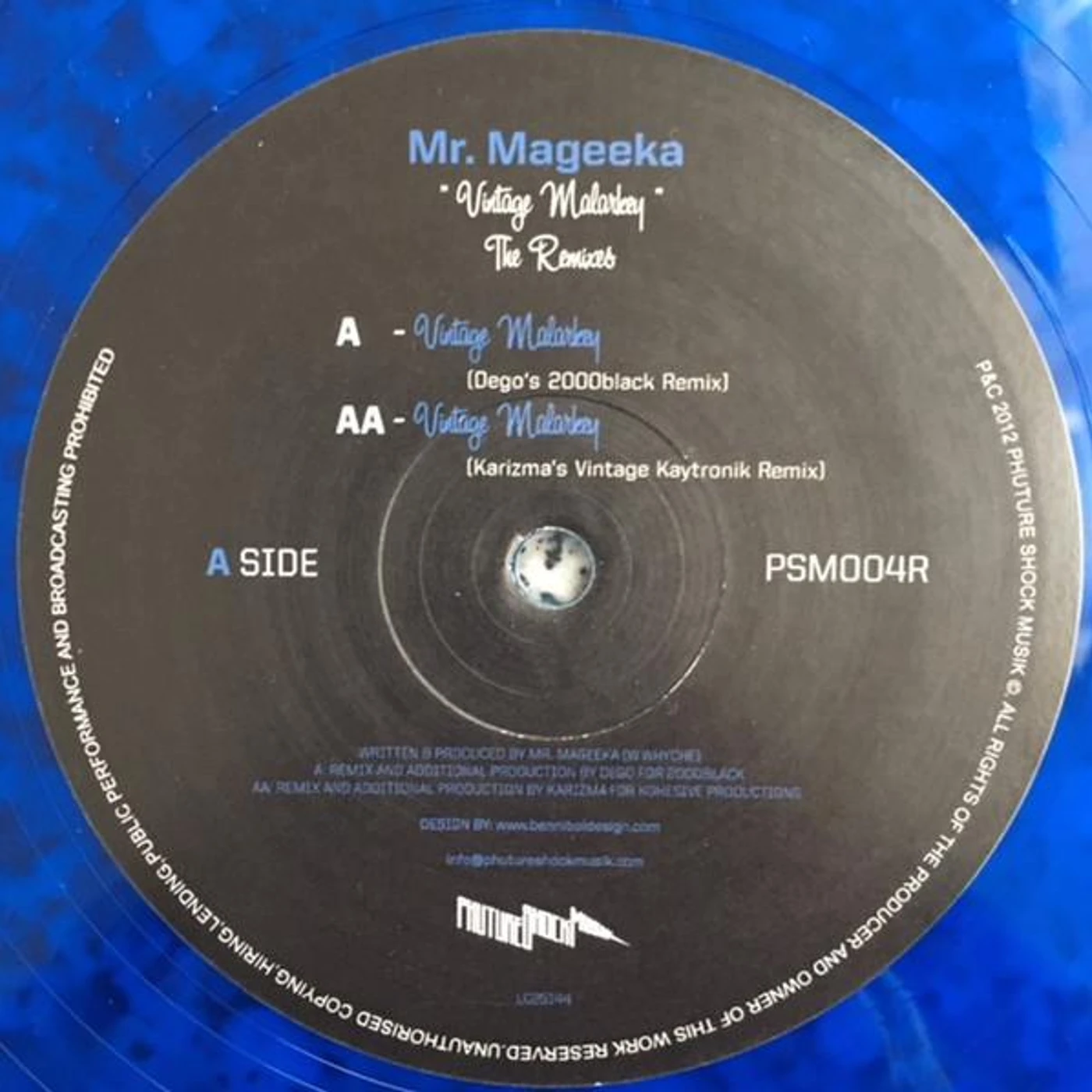 Mr Mageeka VINTAGE MALARKEY REMIXES Vinyl Record - UK Release