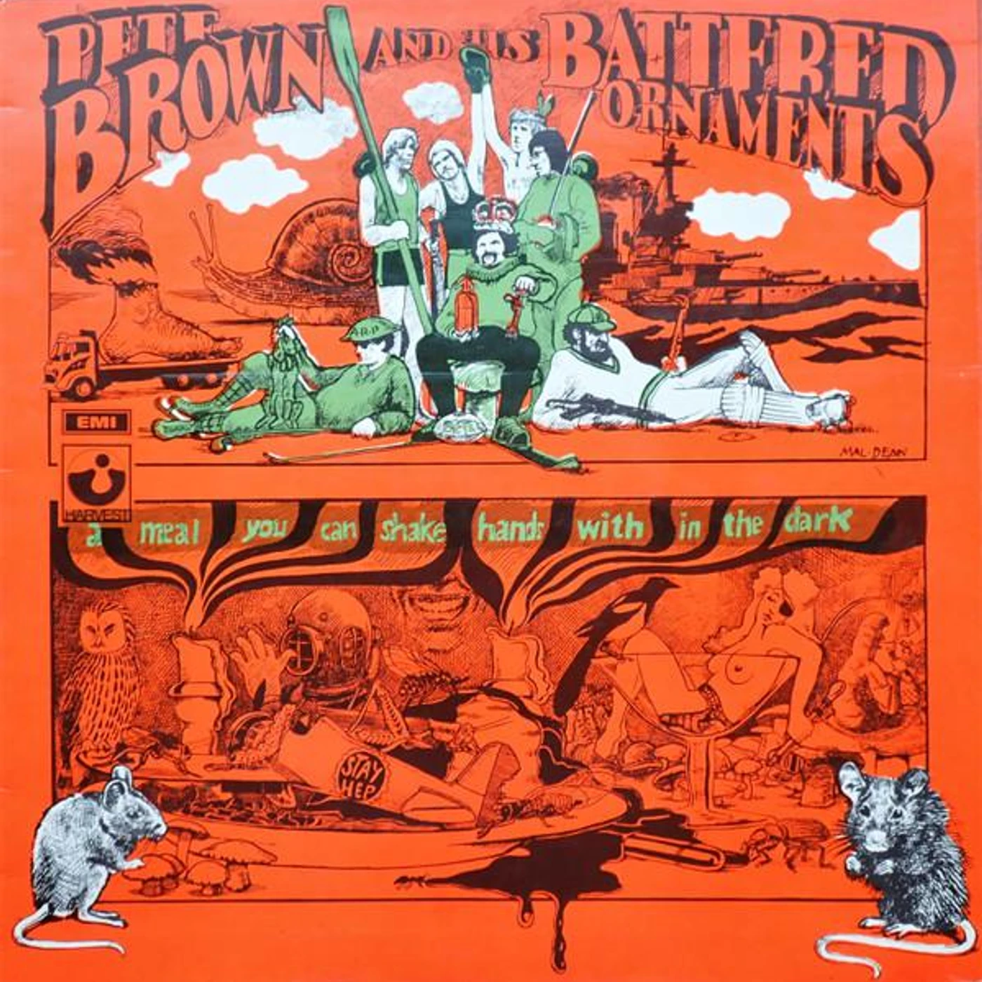 Pete Brown & His Battered Ornaments MEAL YOU CAN SHAKE HANDS Vinyl Record