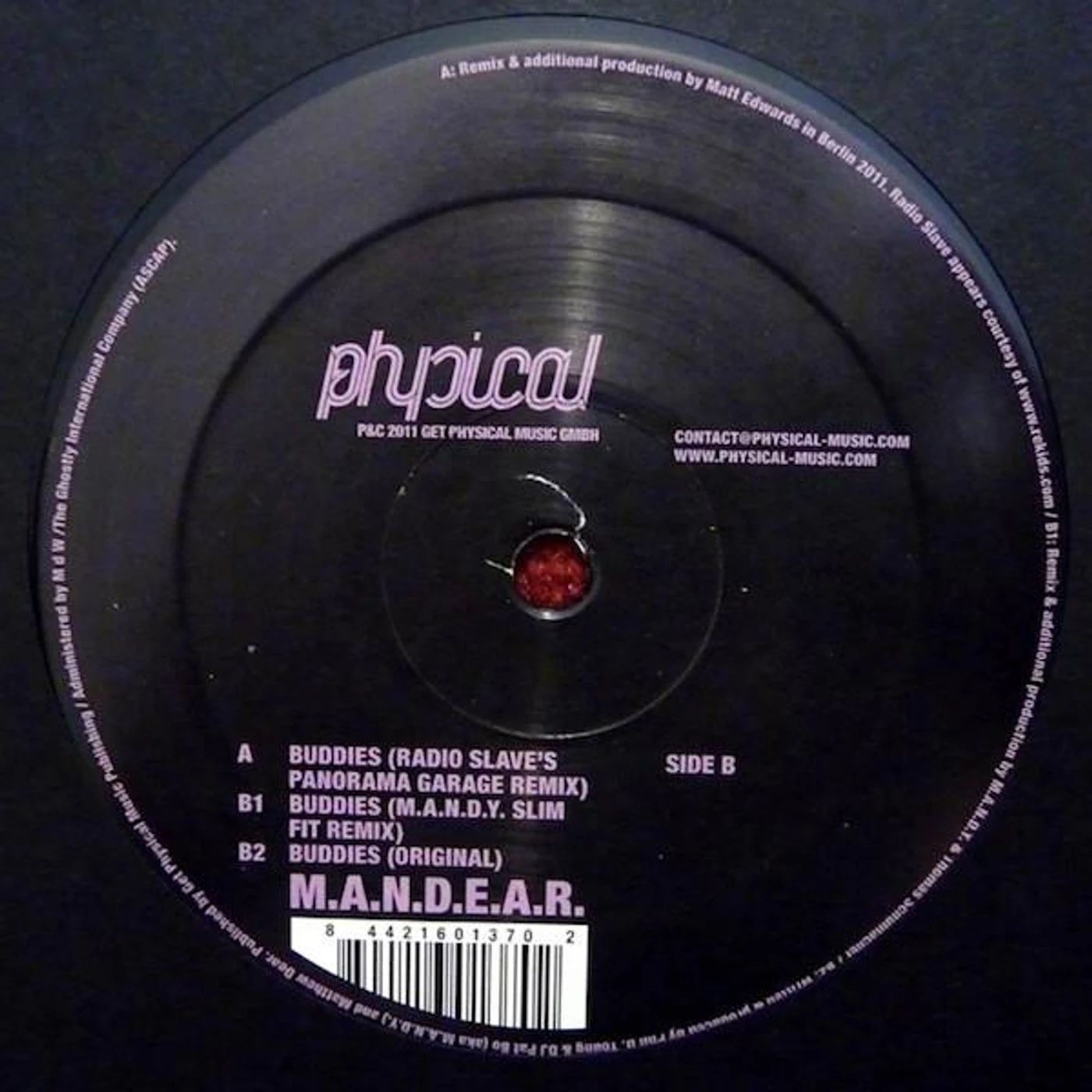 M.A.N.D.E.A.R. Buddies Vinyl Record