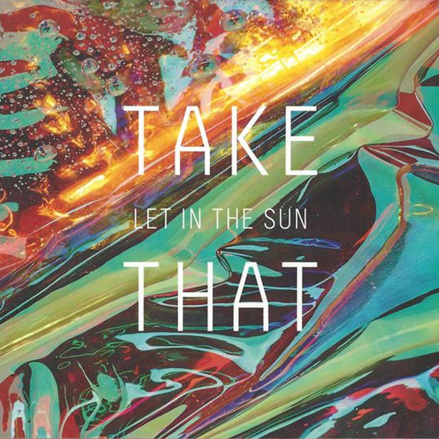 Take That LET THE SUN IN Vinyl Record - UK Release