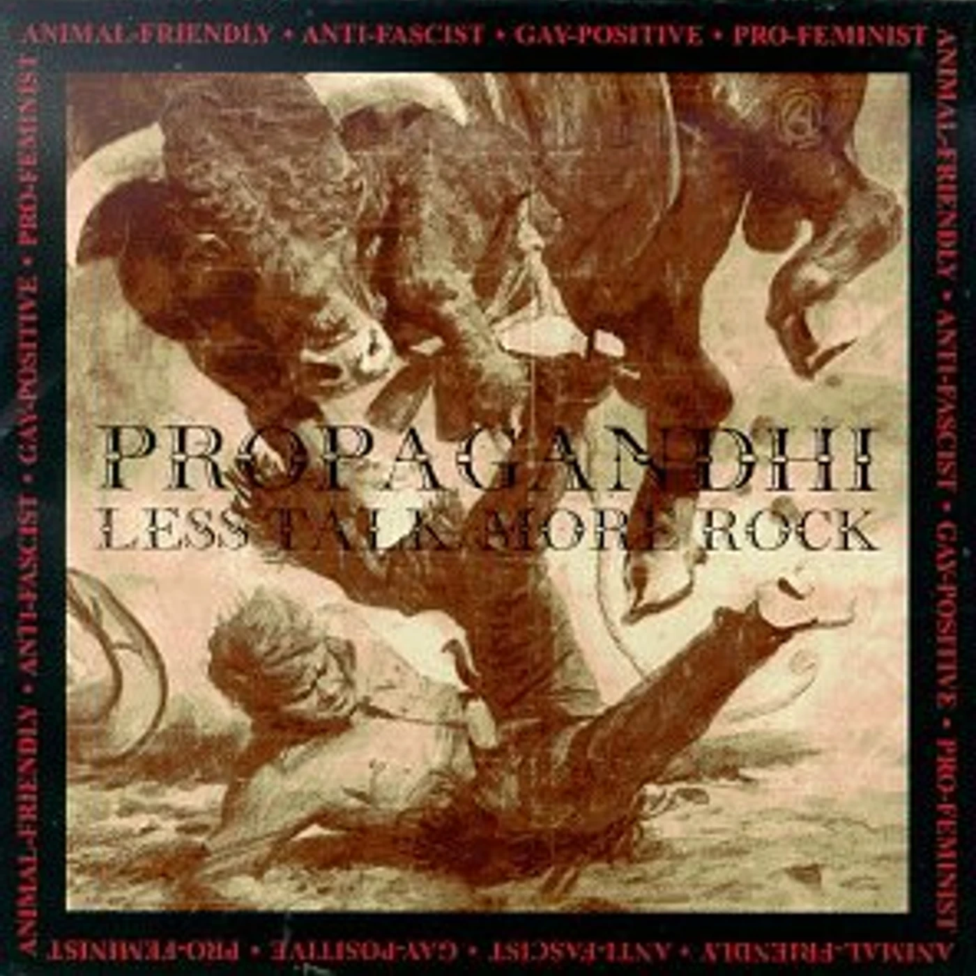 Propagandhi LESS TALK MORE ROCK Vinyl Record