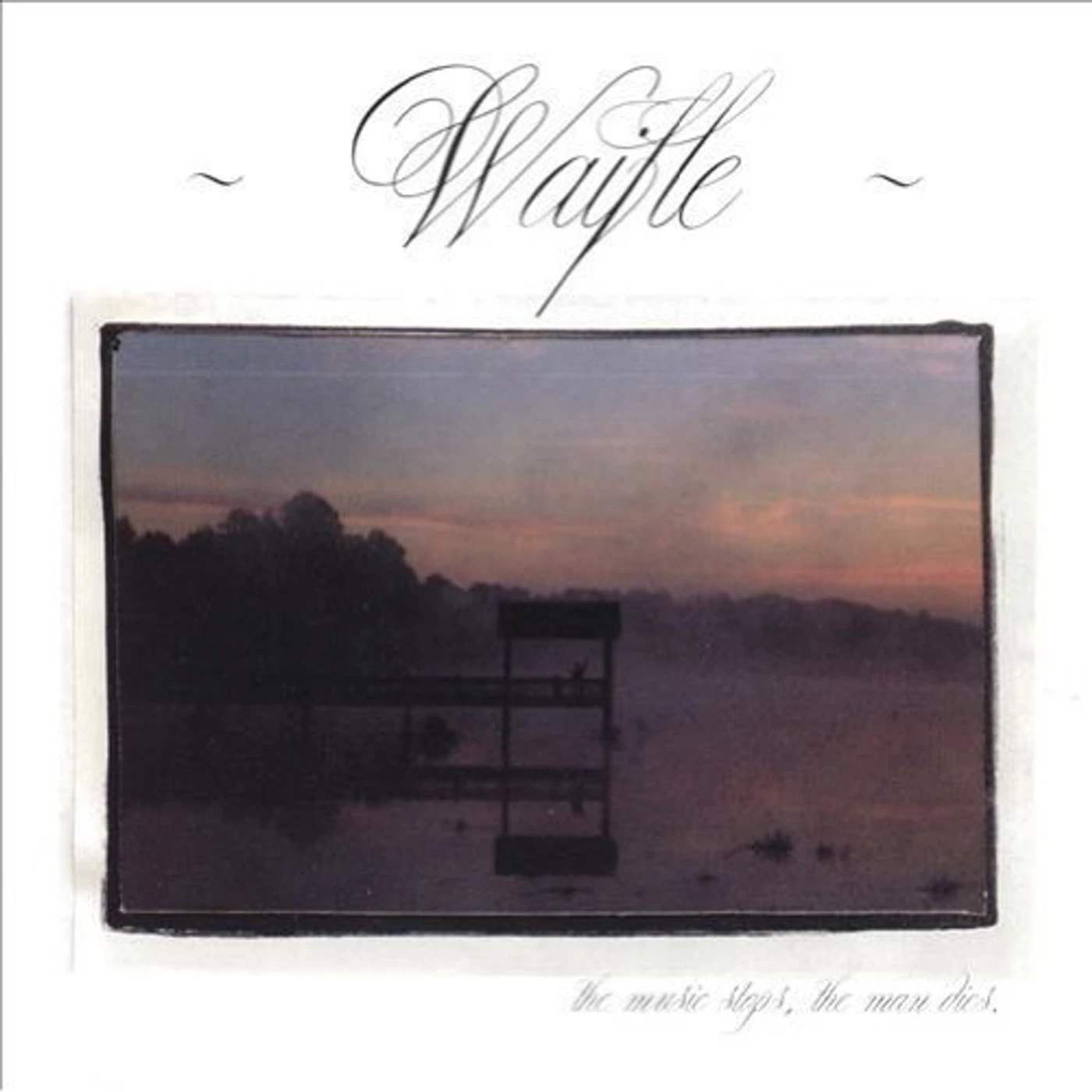 Waifle MUSIC STOPS MAN DIES CD