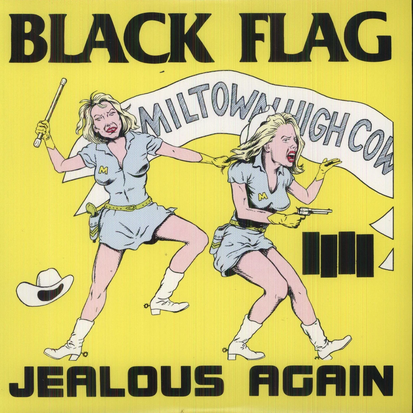 Black Flag Jealous Again Vinyl Record