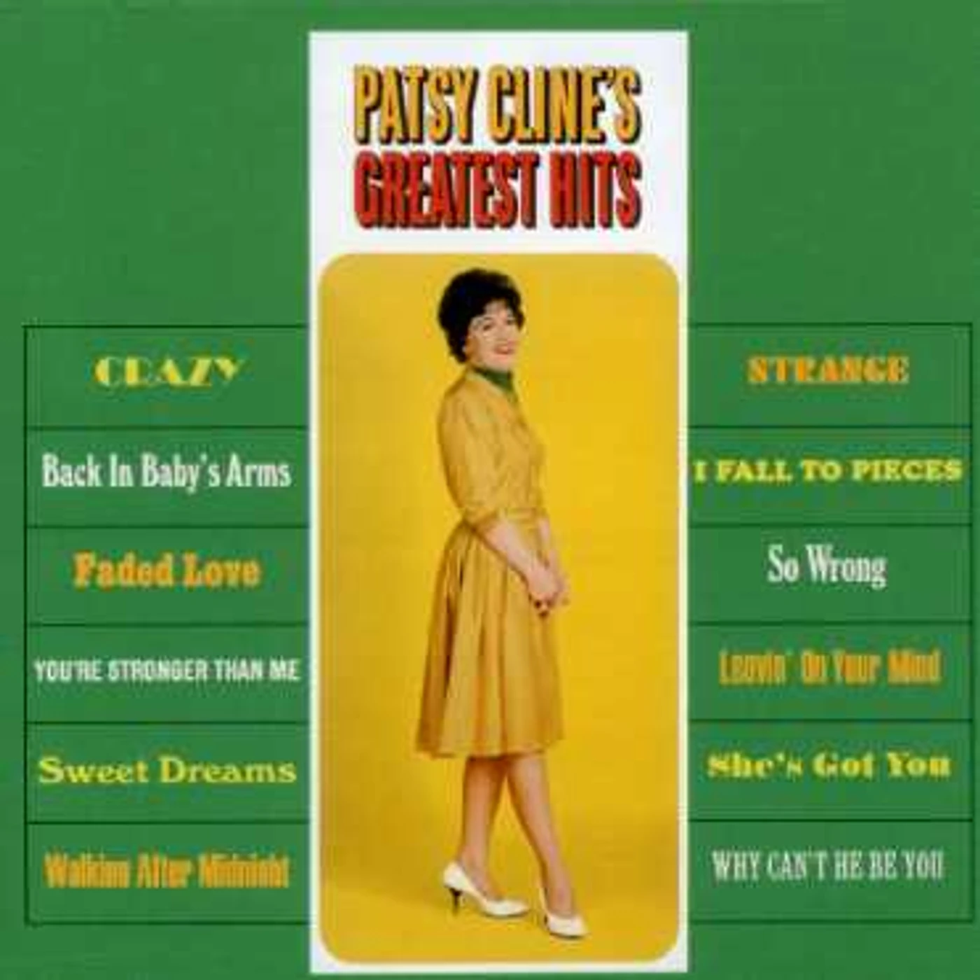 Patsy Cline GREATEST HITS CD