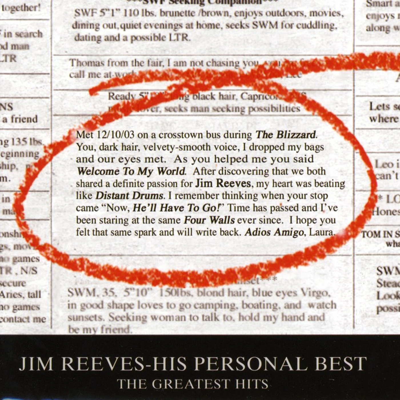 Jim Reeves HIS PERSONAL BEST CD