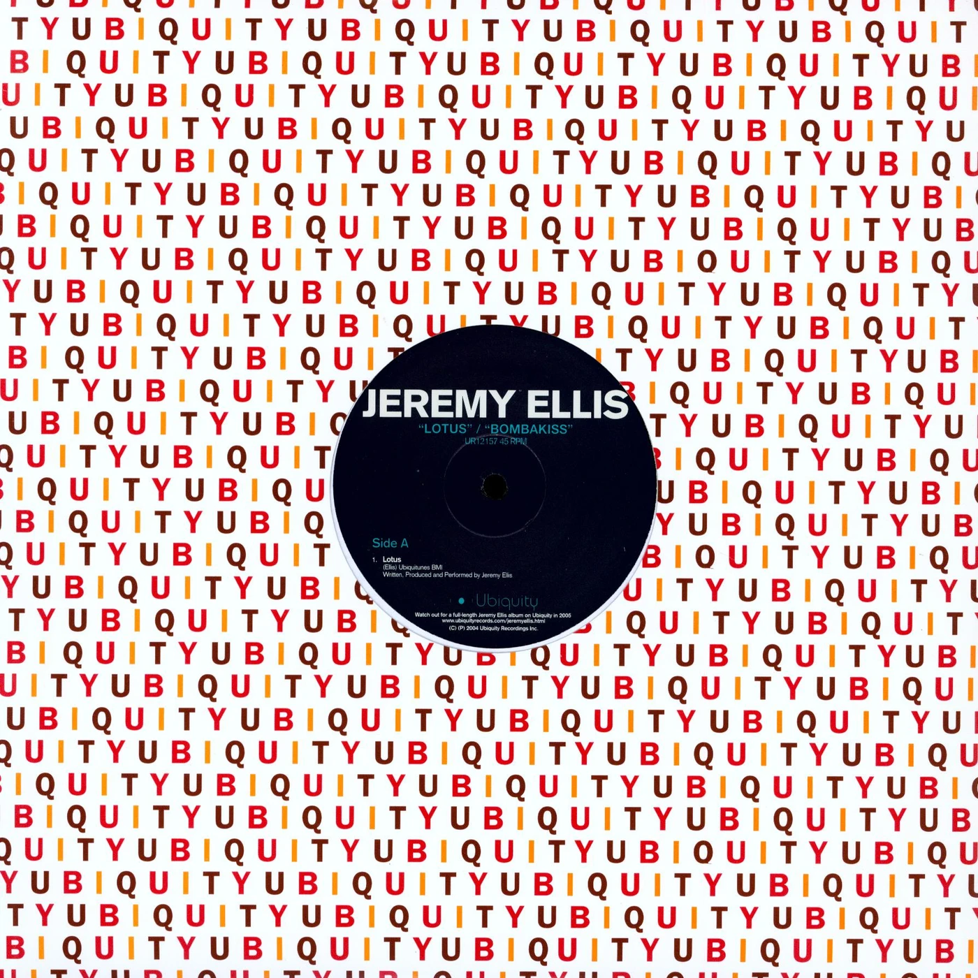 Jeremy Ellis LOTUS BLOOMS / BOMBA KISS Vinyl Record