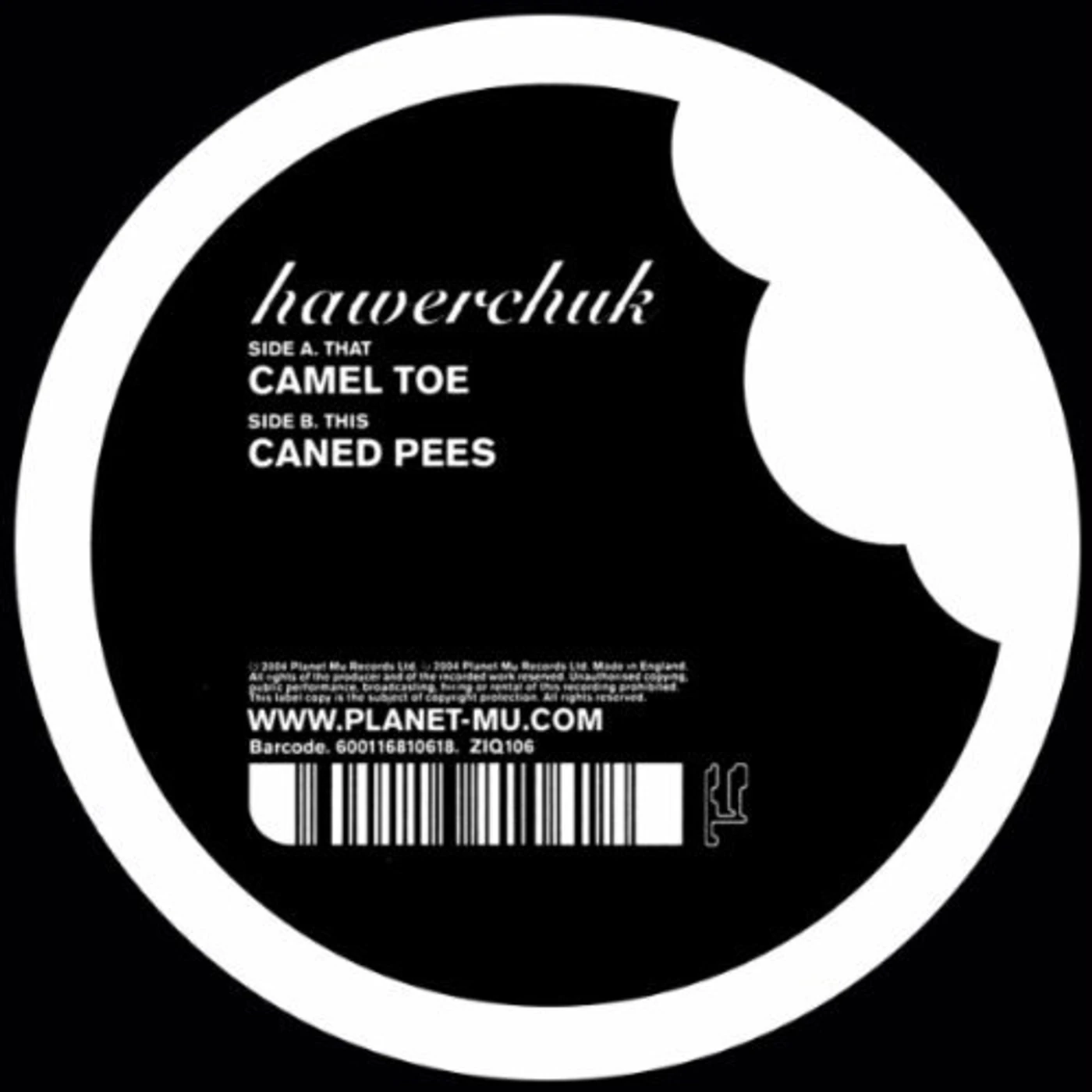 Hawerchuk Camel Toe Vinyl Record