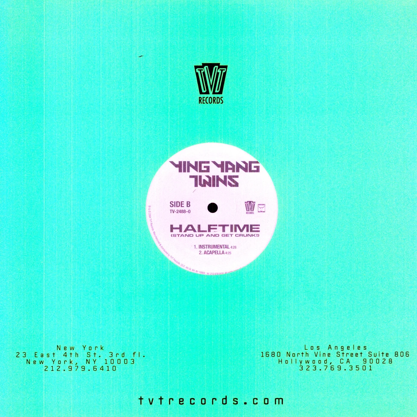Ying Yang Twins HALFTIME: STAND UP & GET CRUNK Vinyl Record