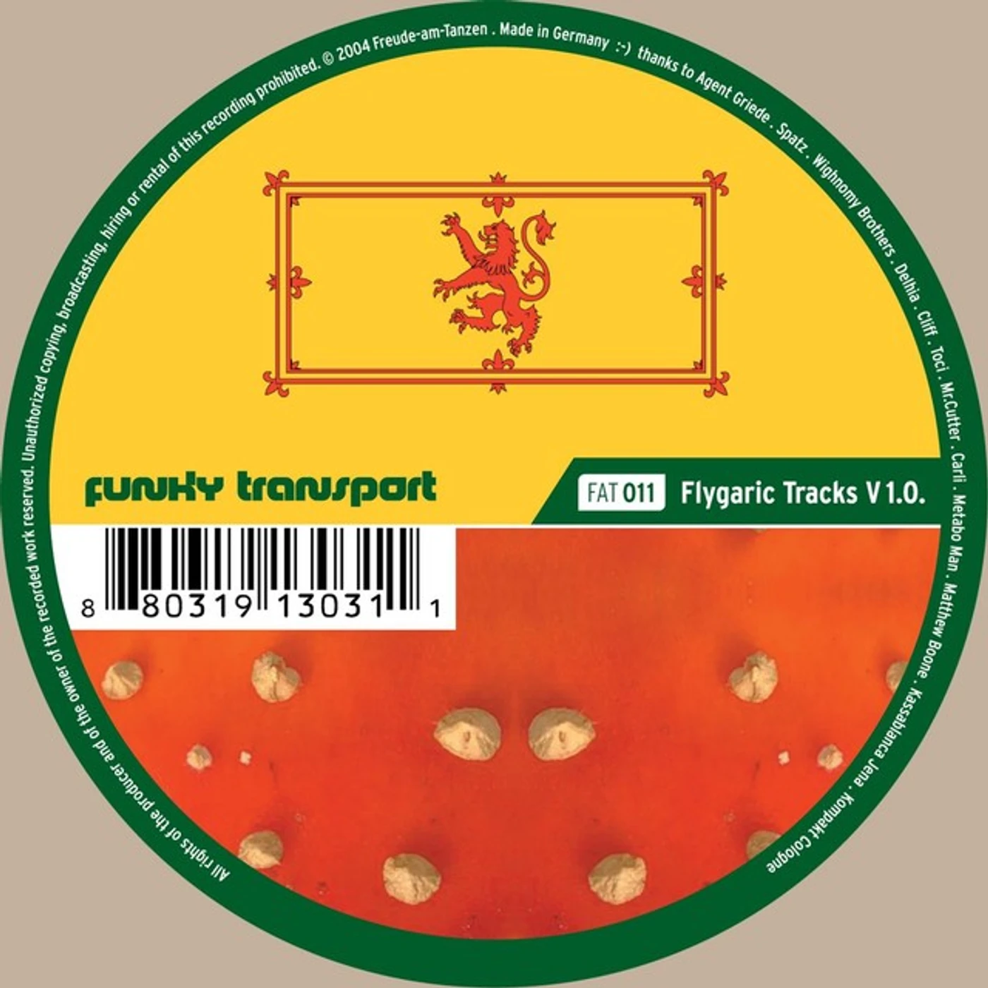 Funky Transport FLYGARIC TRACKS 1 Vinyl Record