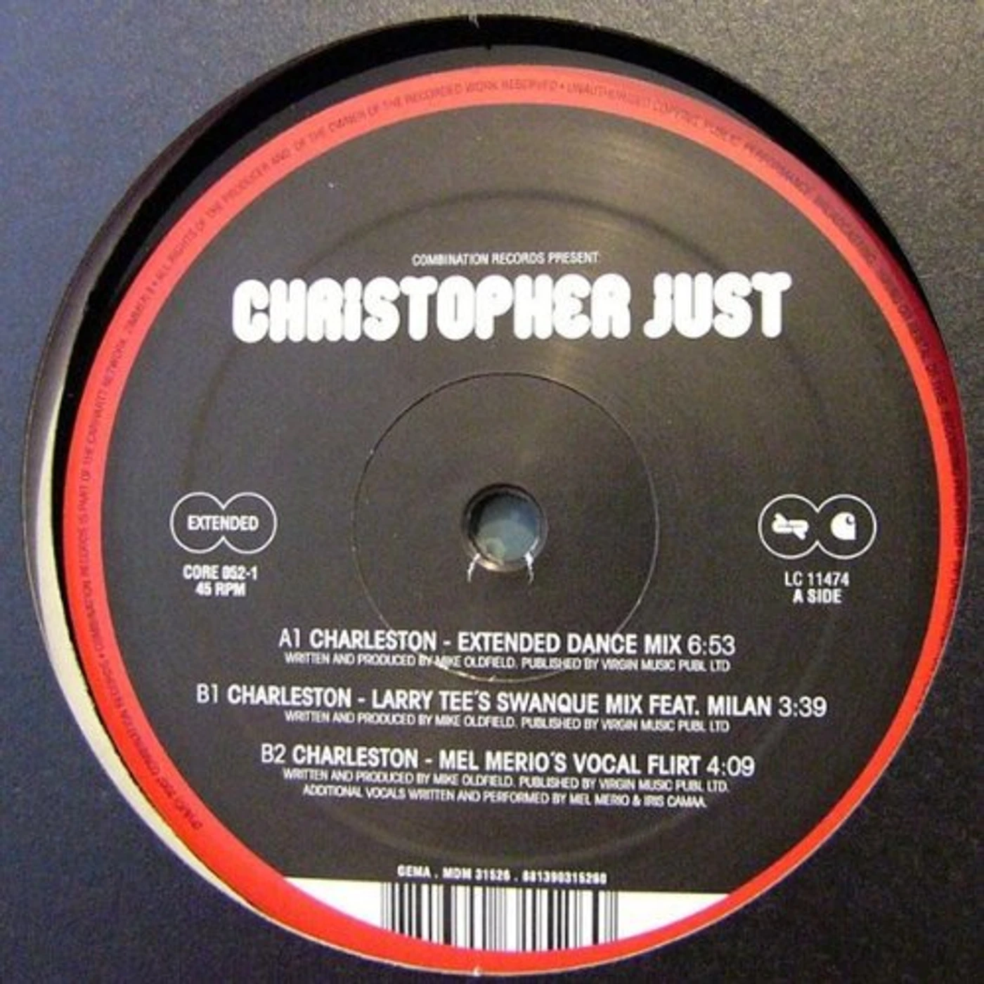 Christopher Just CHARLESTON Vinyl Record