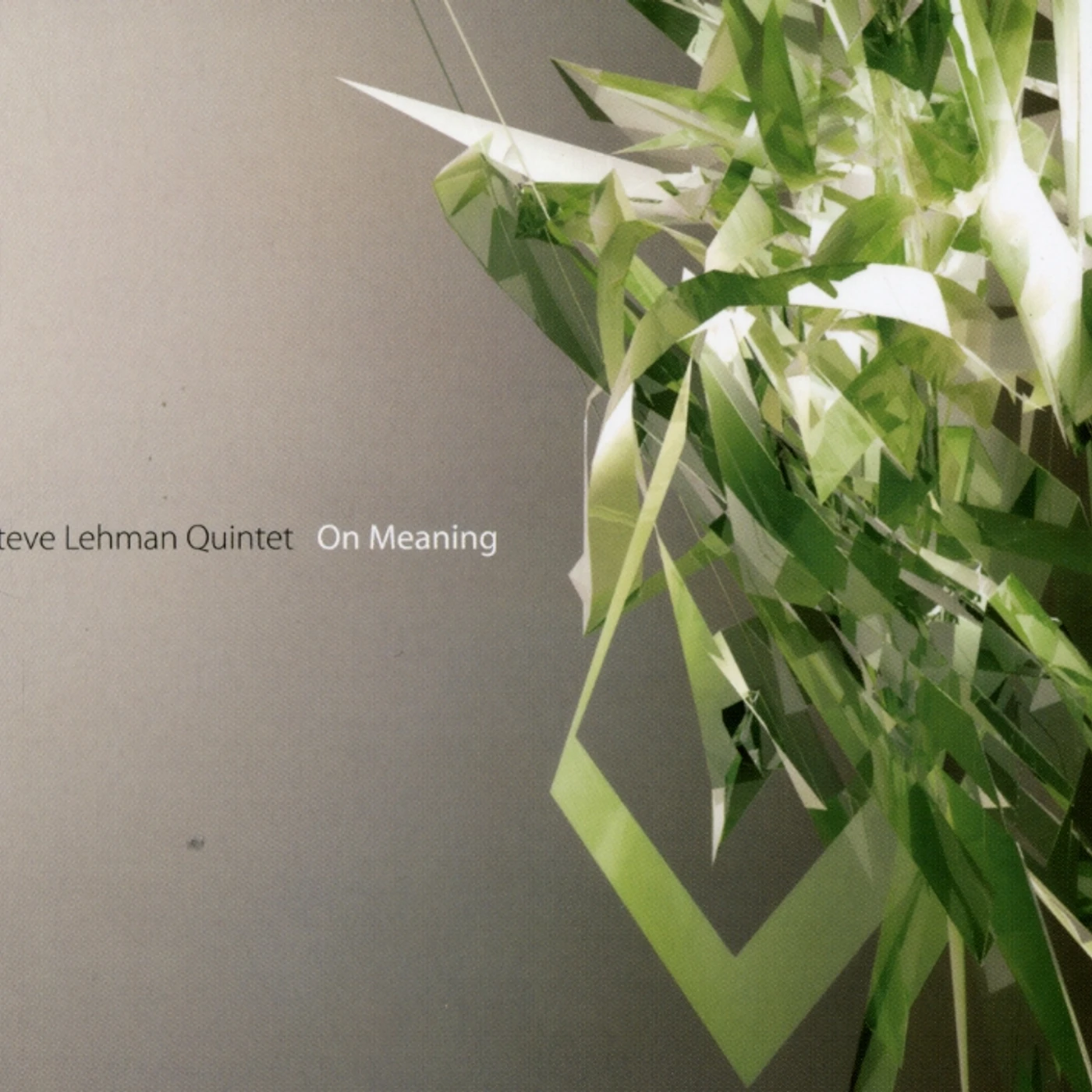 Steve Lehman ON MEANING CD