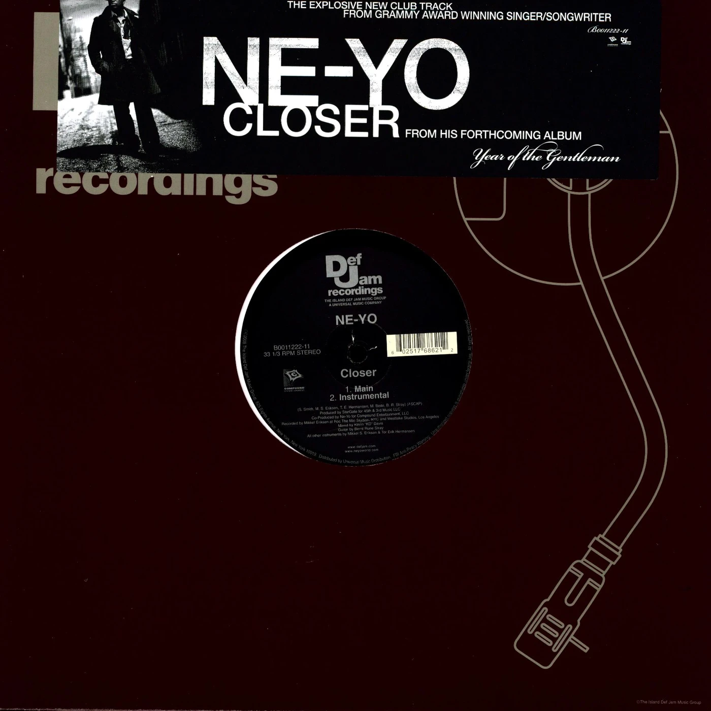 Ne-Yo CLOSER (X2) (Vinyl)