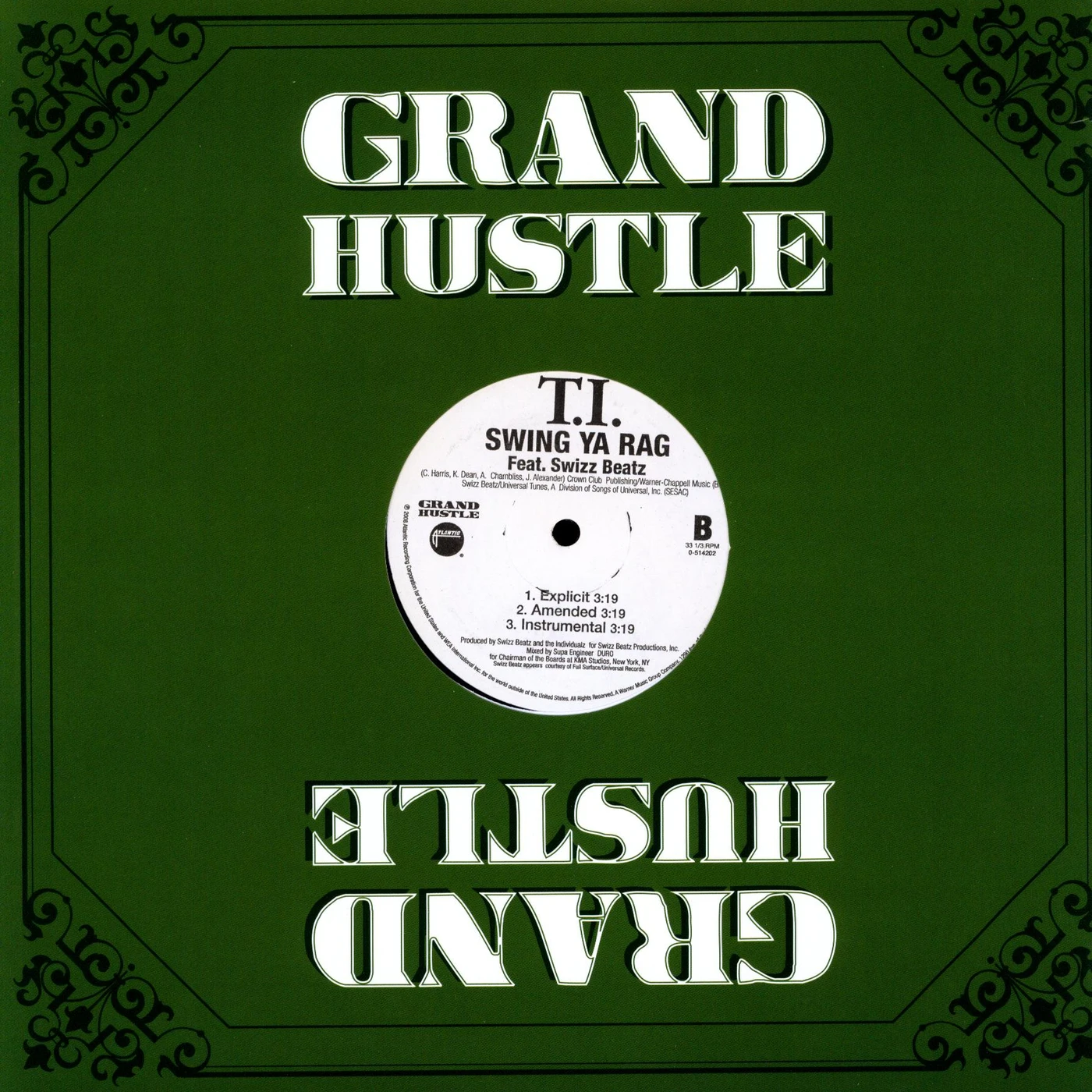 T.I. Whatever You Like Vinyl Record
