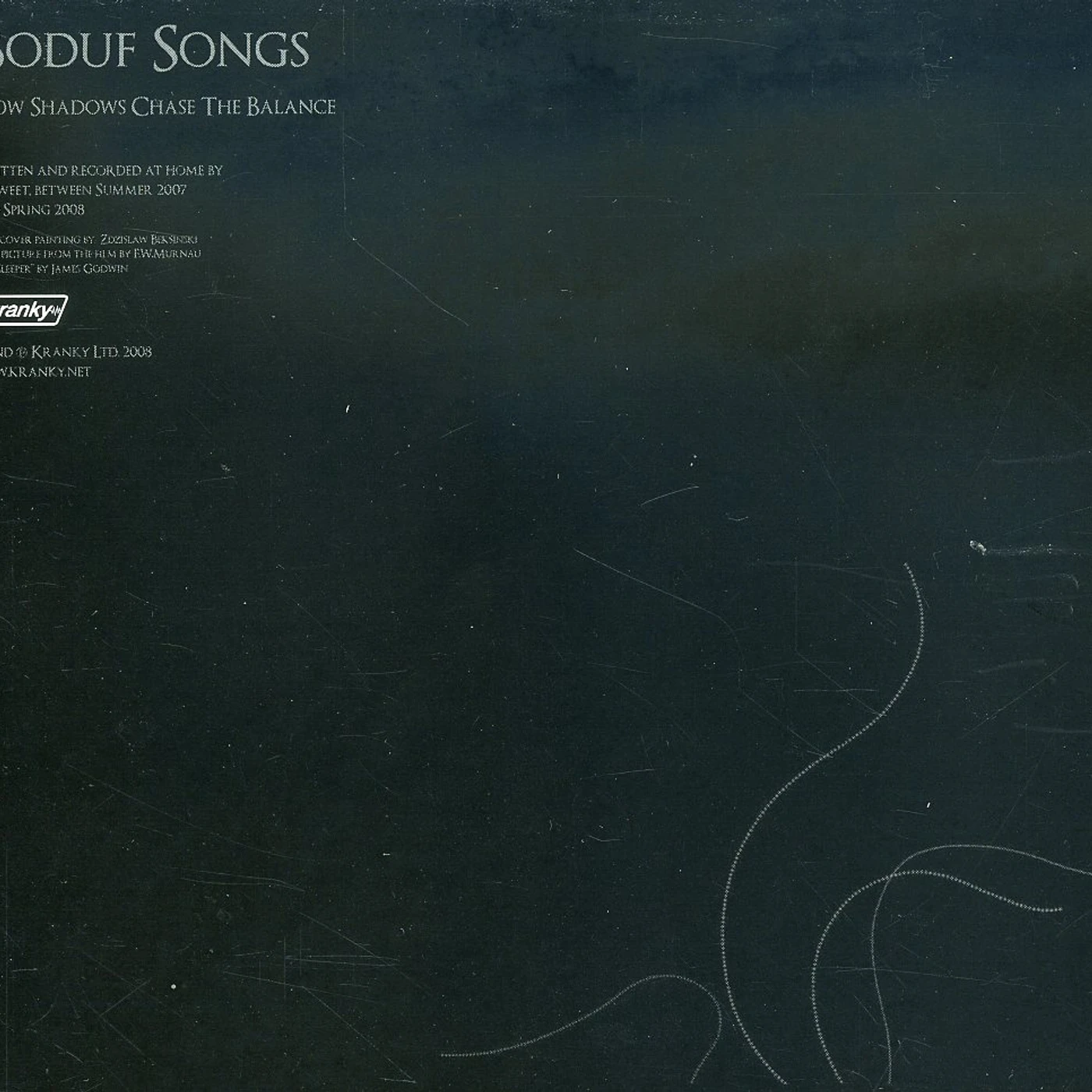 Boduf Songs HOW SHADOWS CHASE THE BALANCE CD