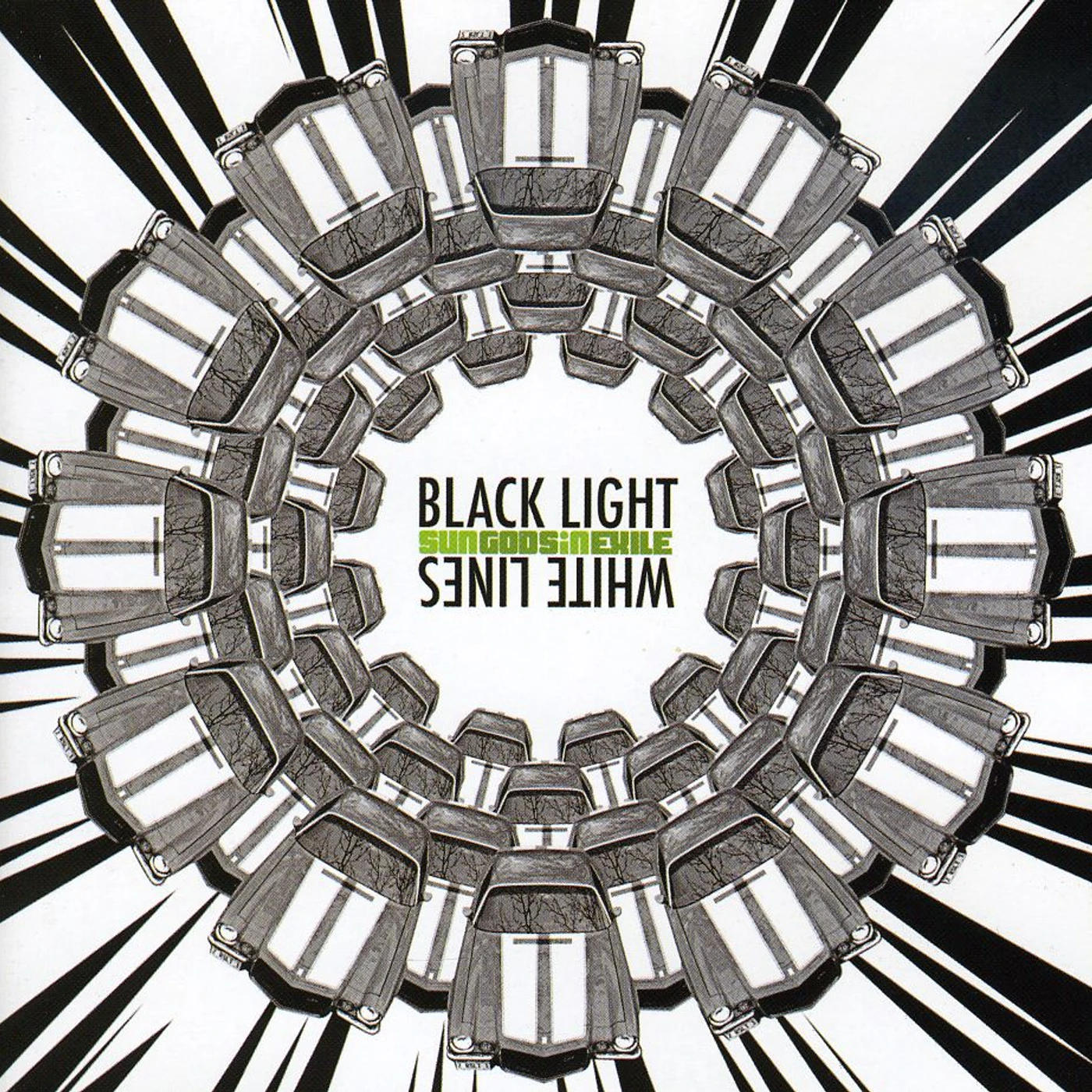 Sun Gods In Exile BLACK LIGHT WHITE LINES CD
