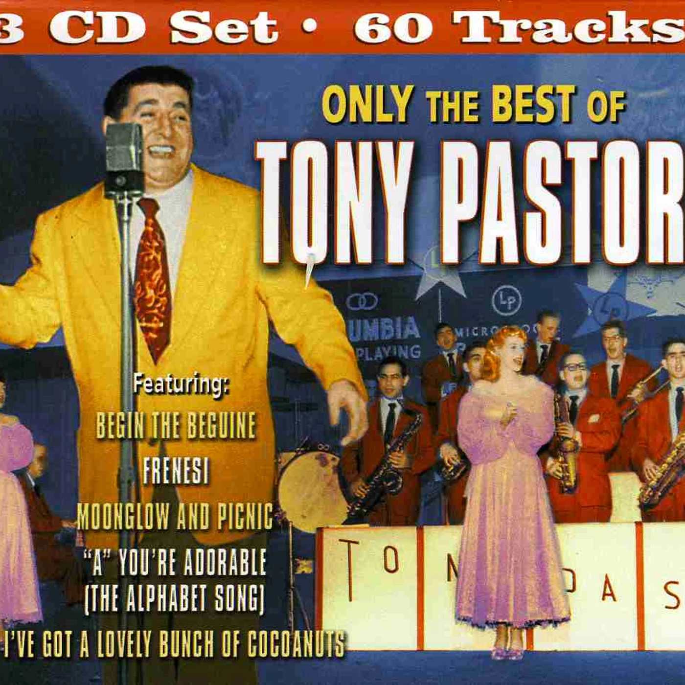ONLY THE BEST OF TONY PASTOR CD