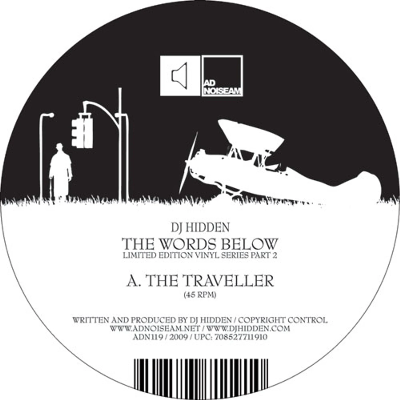 DJ Hidden WORDS BELOW 2 Vinyl Record