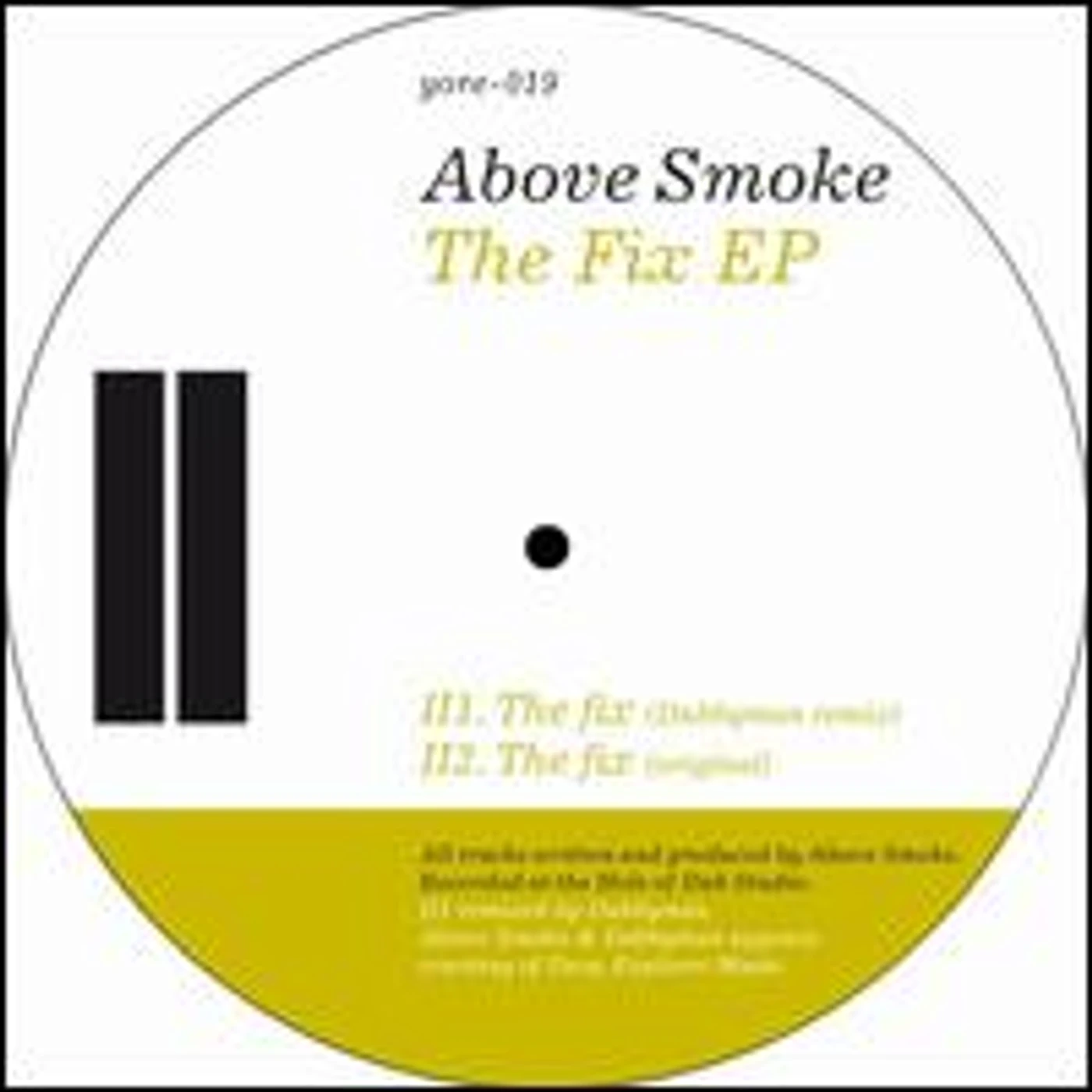 Above Smoke FIX Vinyl Record