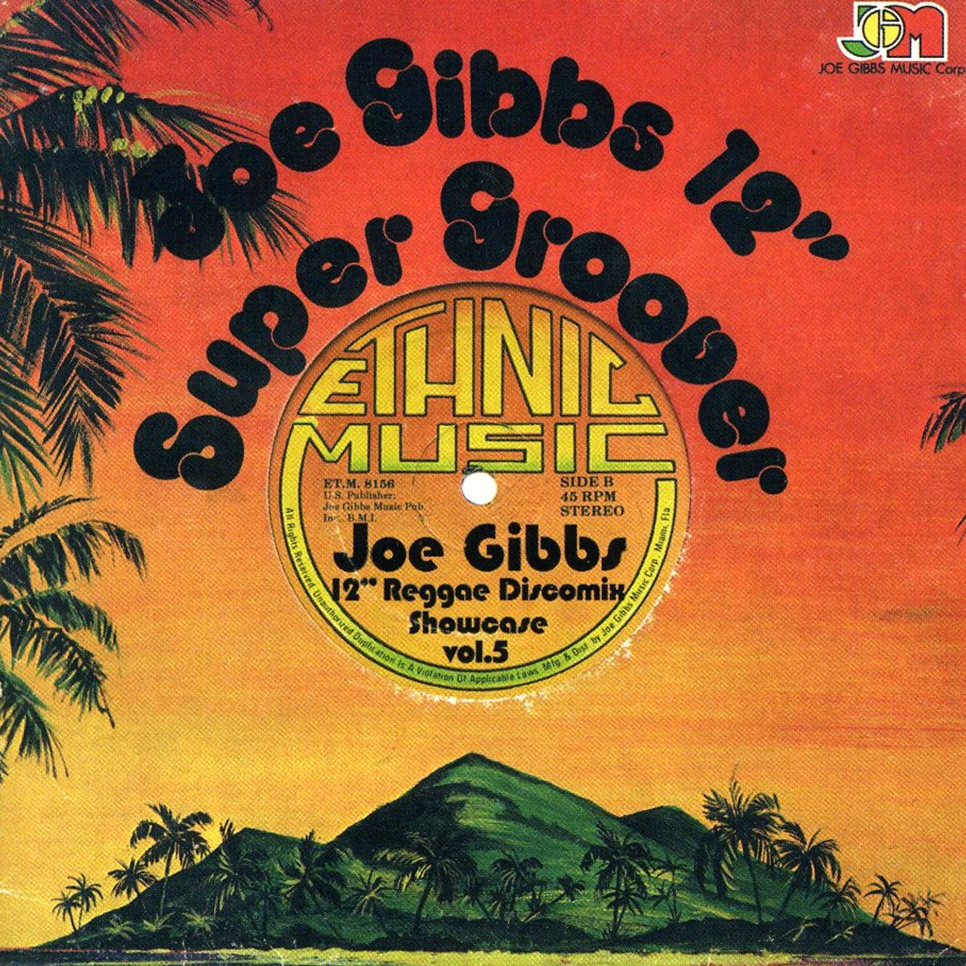 Joe Gibbs 12" REGGAE DISCO MIX SHOWCASE 5 CD
