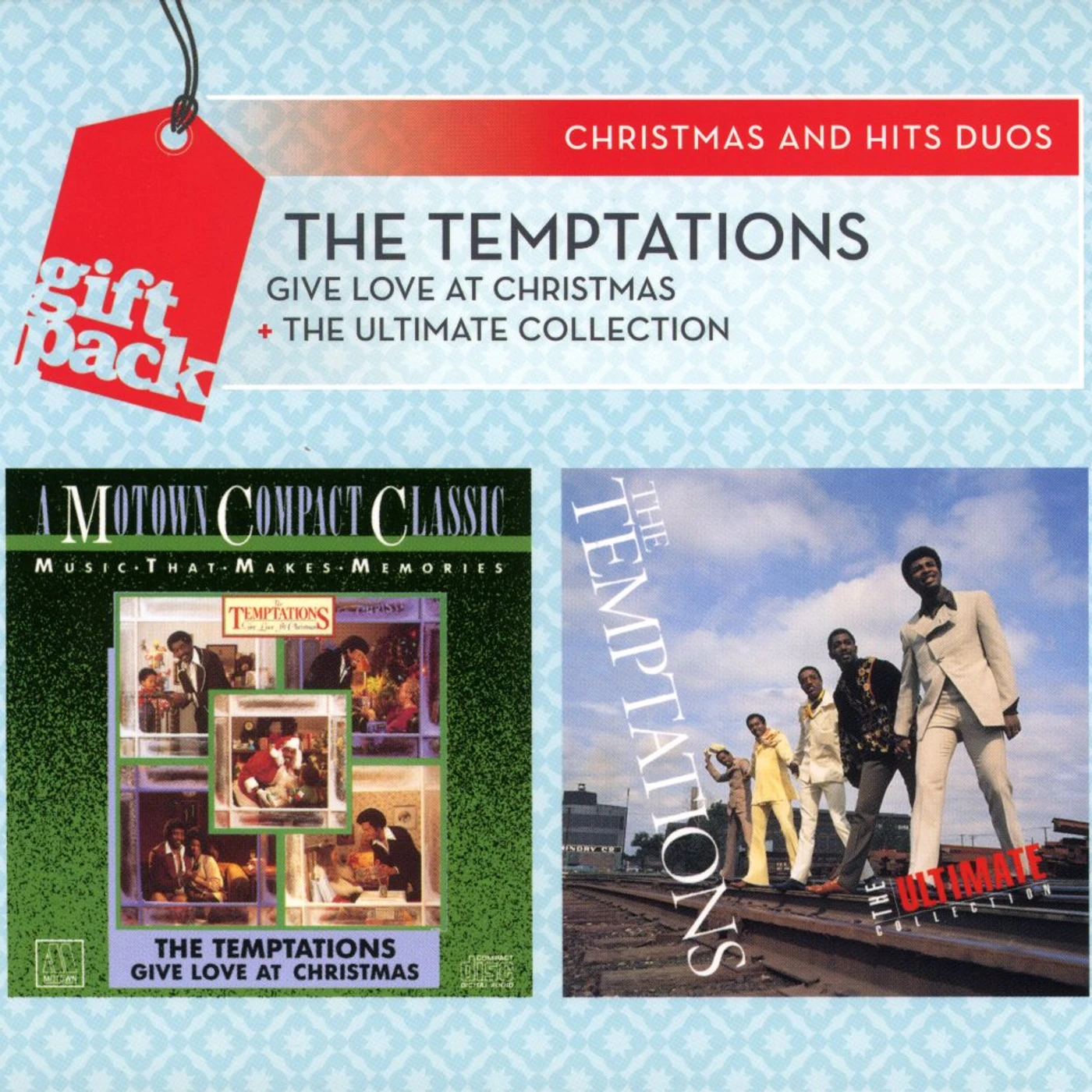 The Temptations CHRISTMAS & HITS DUOS CD