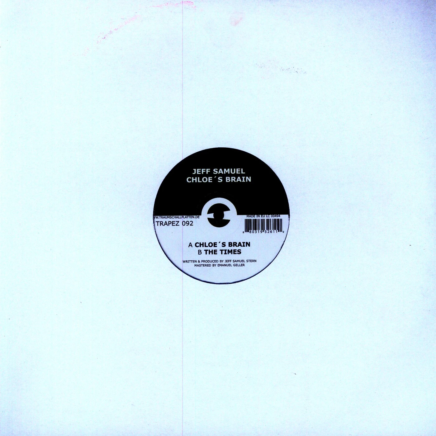 Jeff Samuel Chloe's Brain Vinyl Record