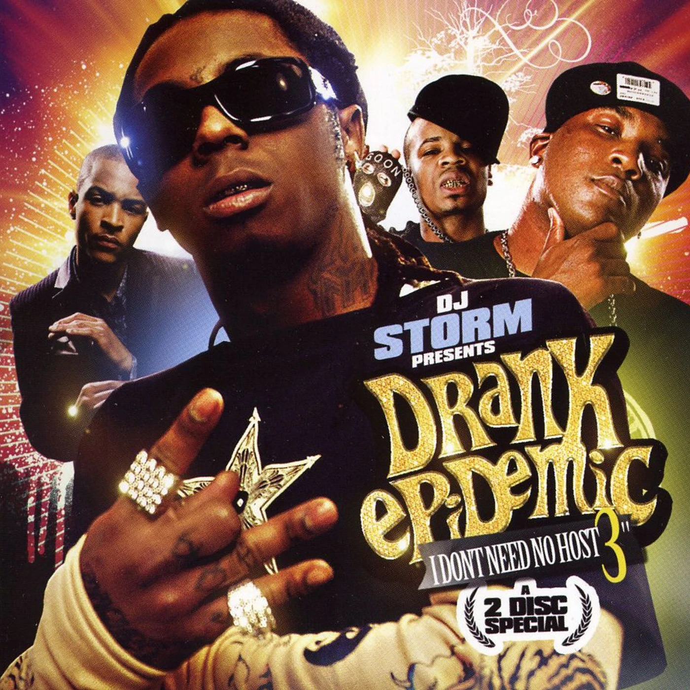 DJ Storm DRANK EPIDEMIC: I DON'T NEED NO HOST 3 CD