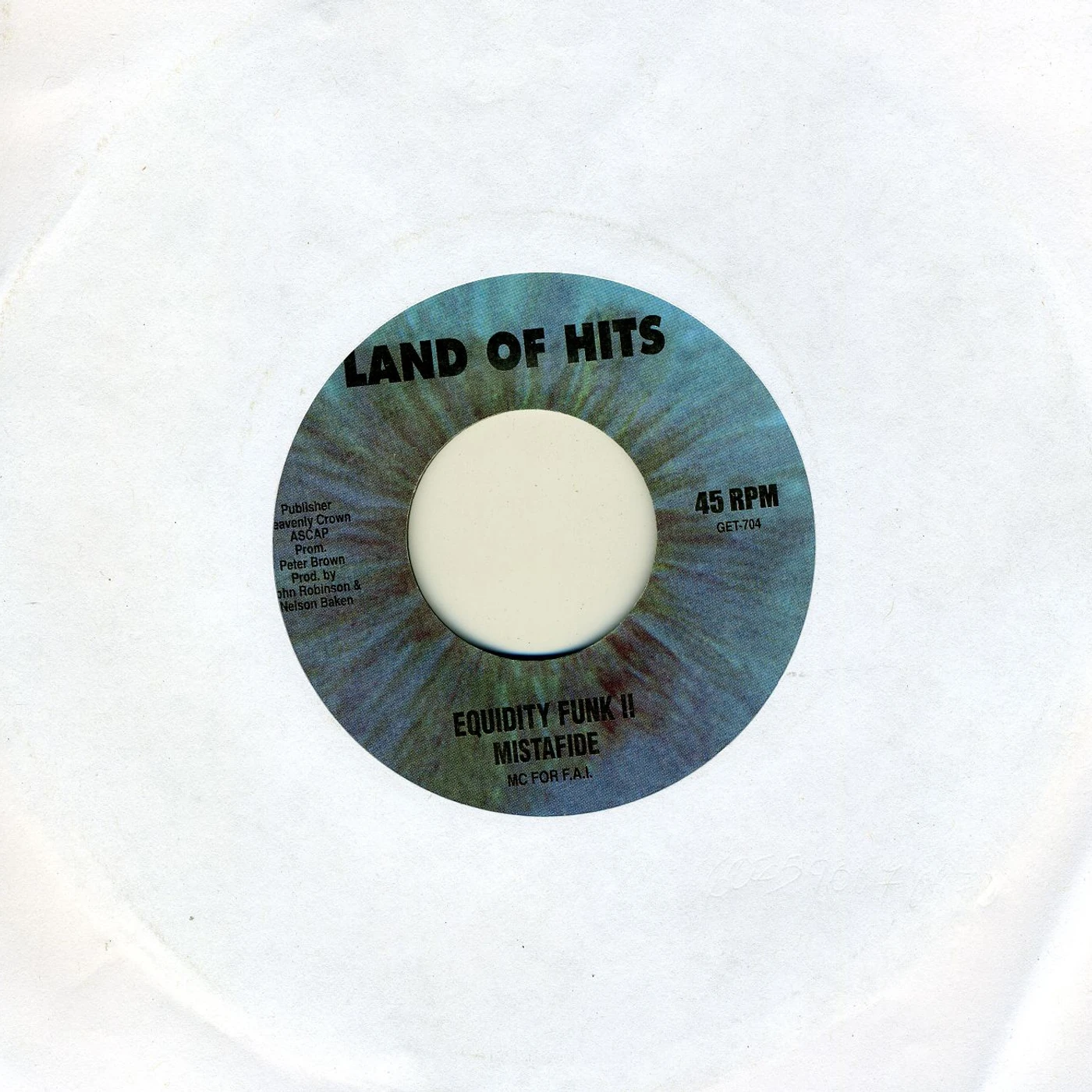 Mistafide EQUIDITY FUNK Vinyl Record