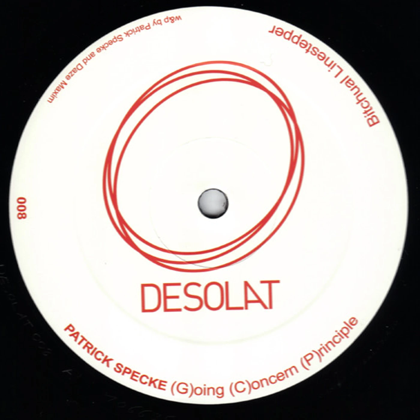 Patrick Specke G(OING) C(ONCERN) P(RINCIPLE) Vinyl Record