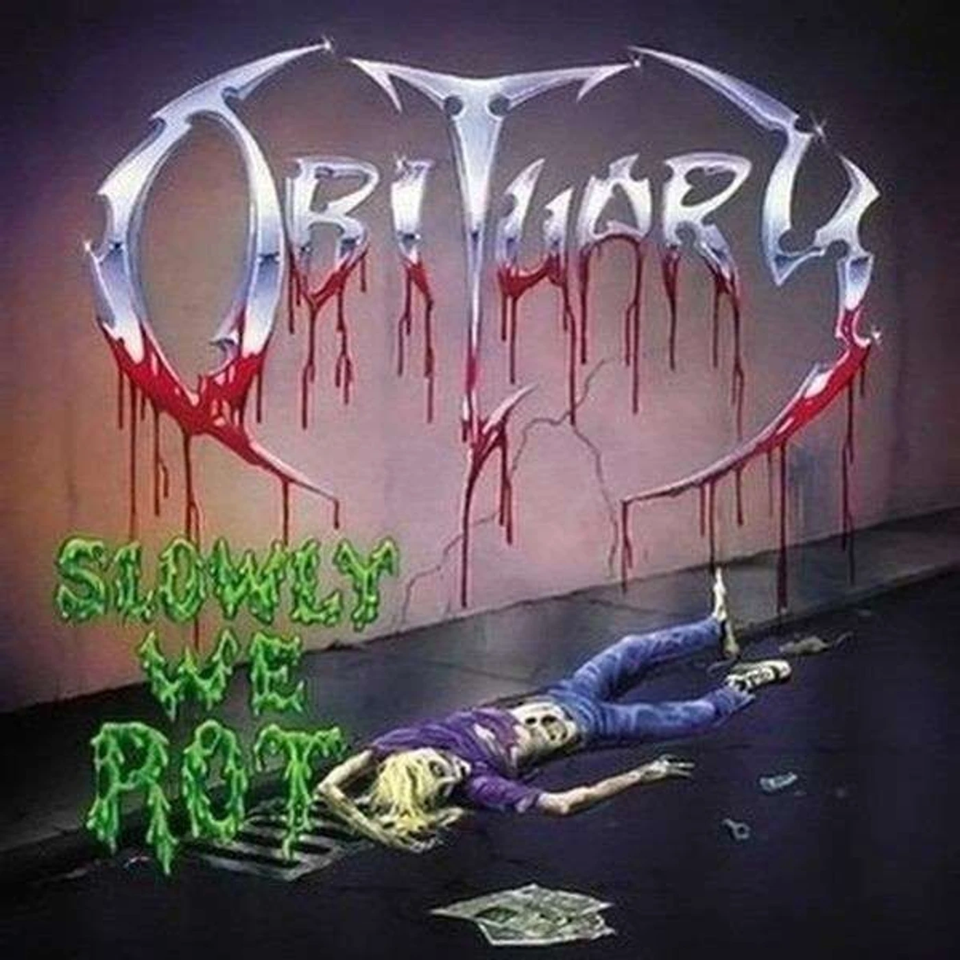 Obituary SLOWLY WE ROT Vinyl Record - 180 Gram Pressing