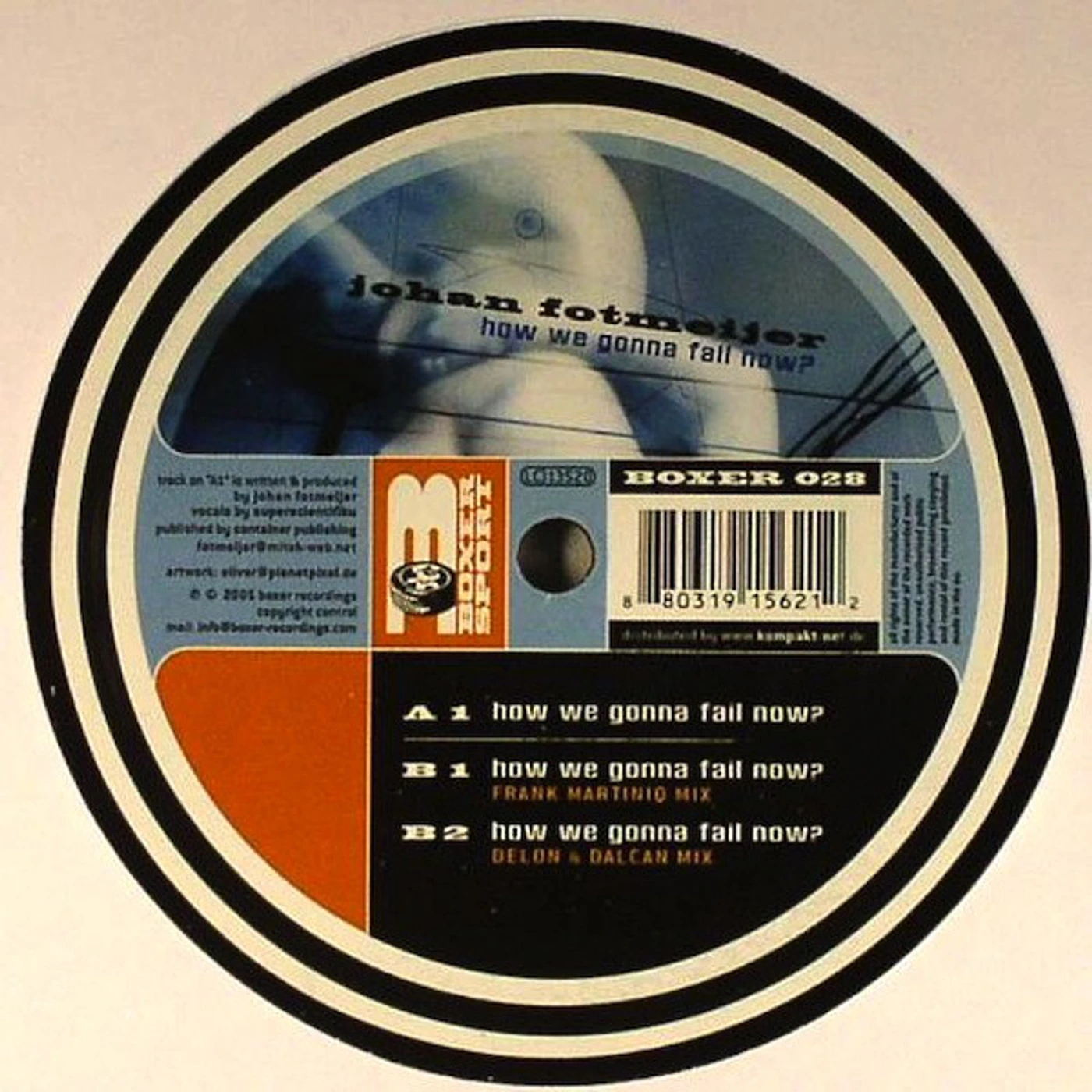 Johan Fotmeijer HOW WE GONNA FAIL NOW Vinyl Record