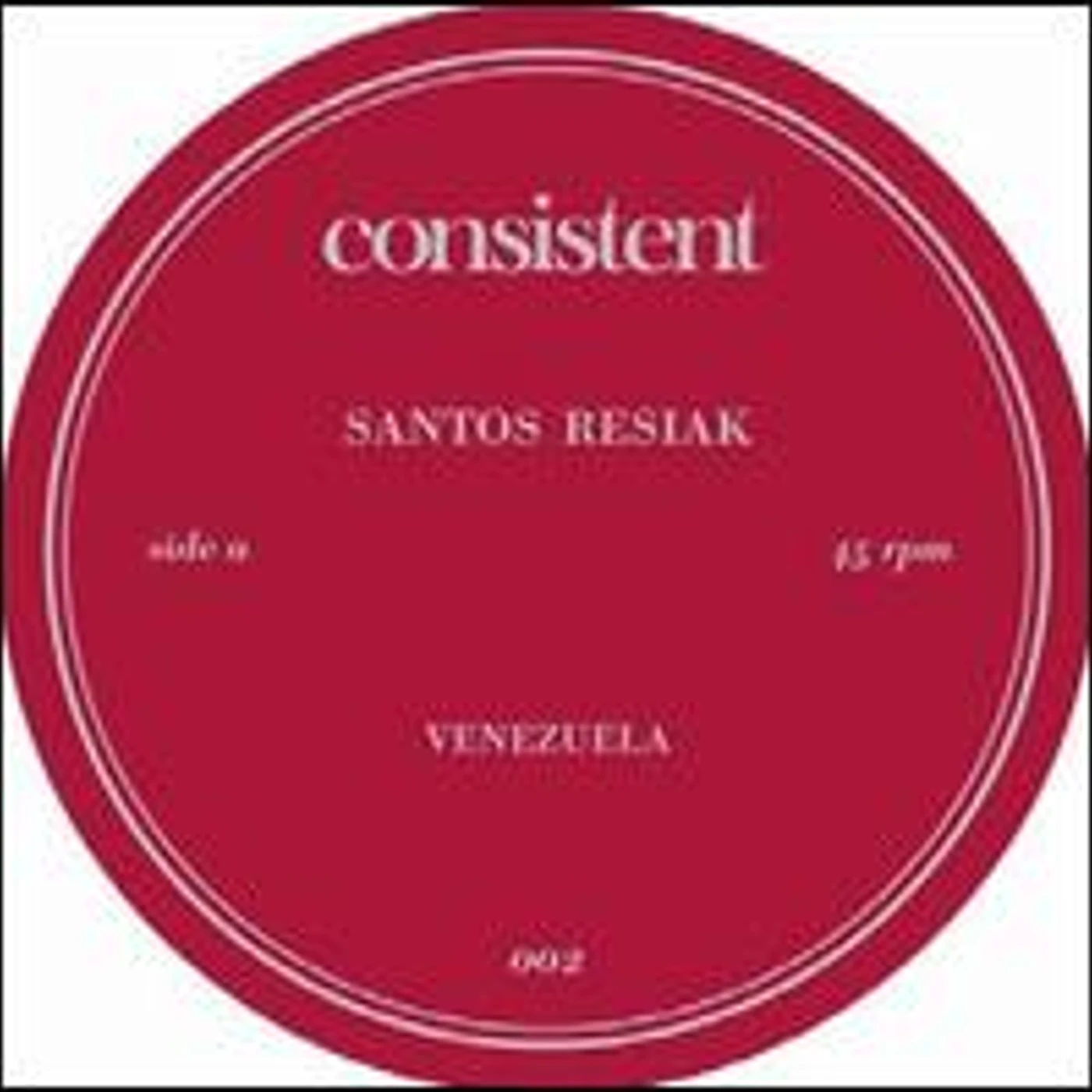 Santos Resiak CARNIVAL EP Vinyl Record