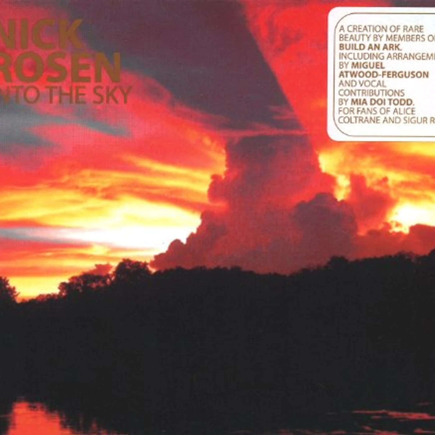 Nick Rosen INTO THE SKY CD