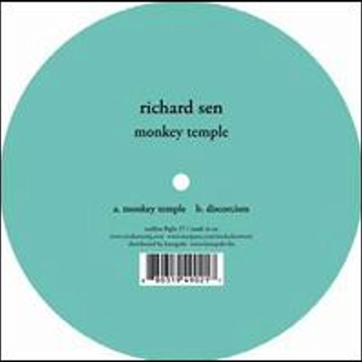 Richard Sen Monkey Temple Vinyl Record