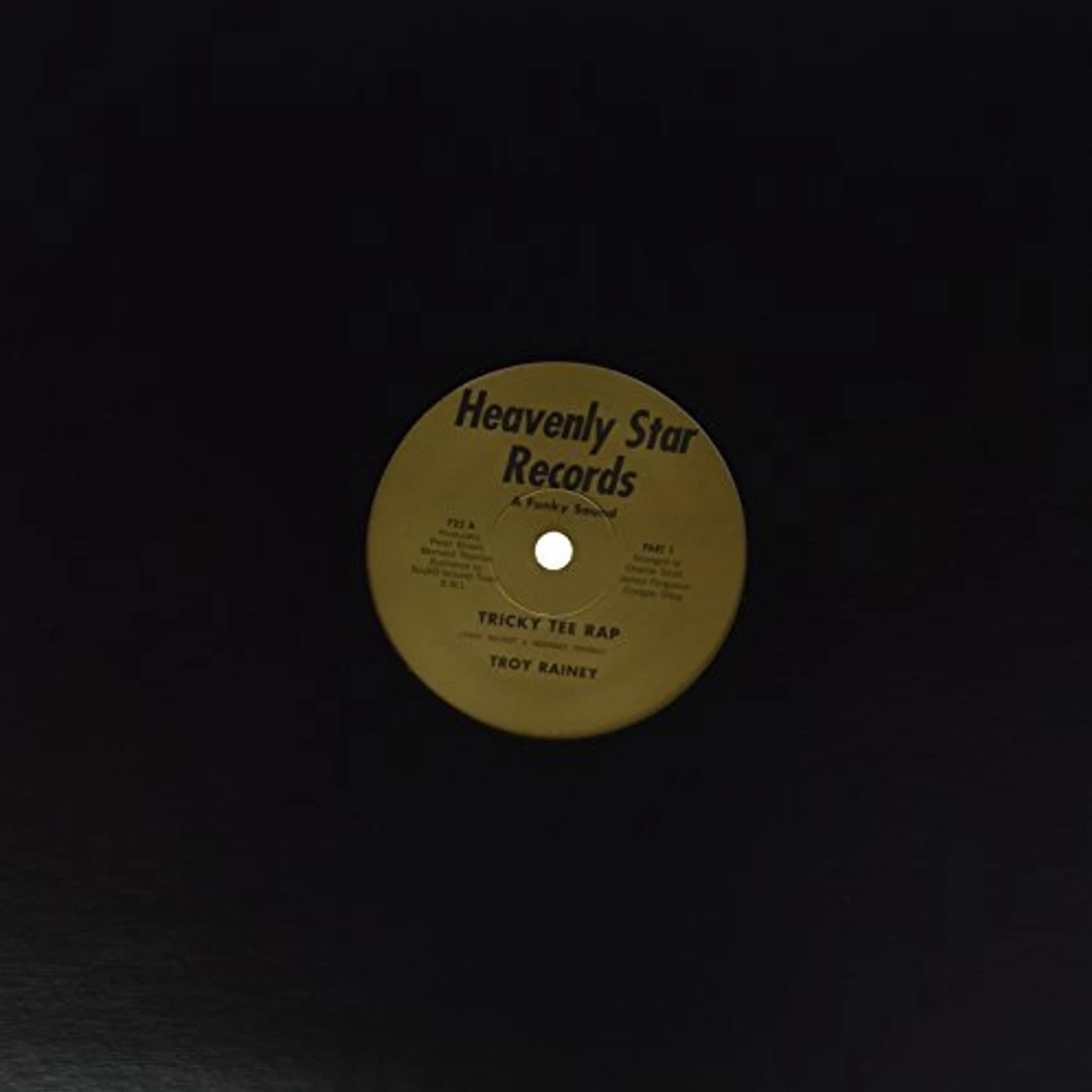 Troy Rainey Tricky Tee Rap Vinyl Record