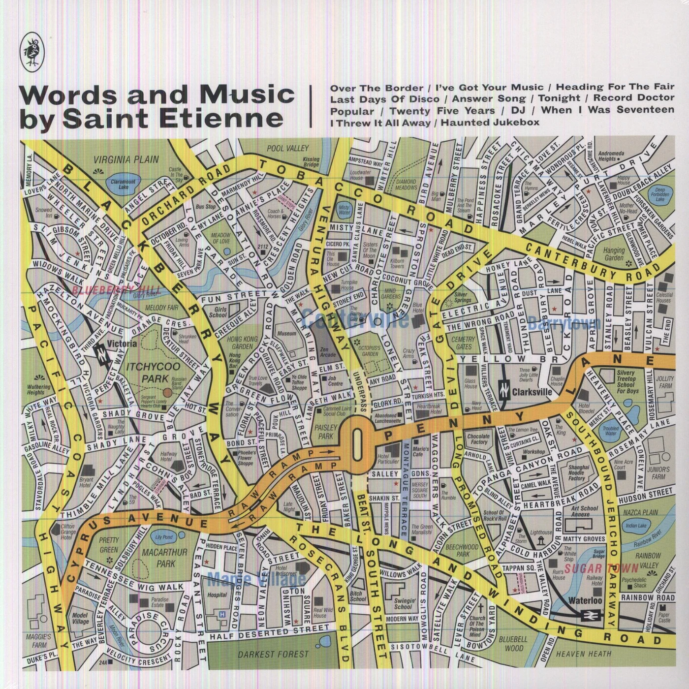 WORDS & MUSIC BY SAINT ETIENNE Vinyl Record - Portugal Release