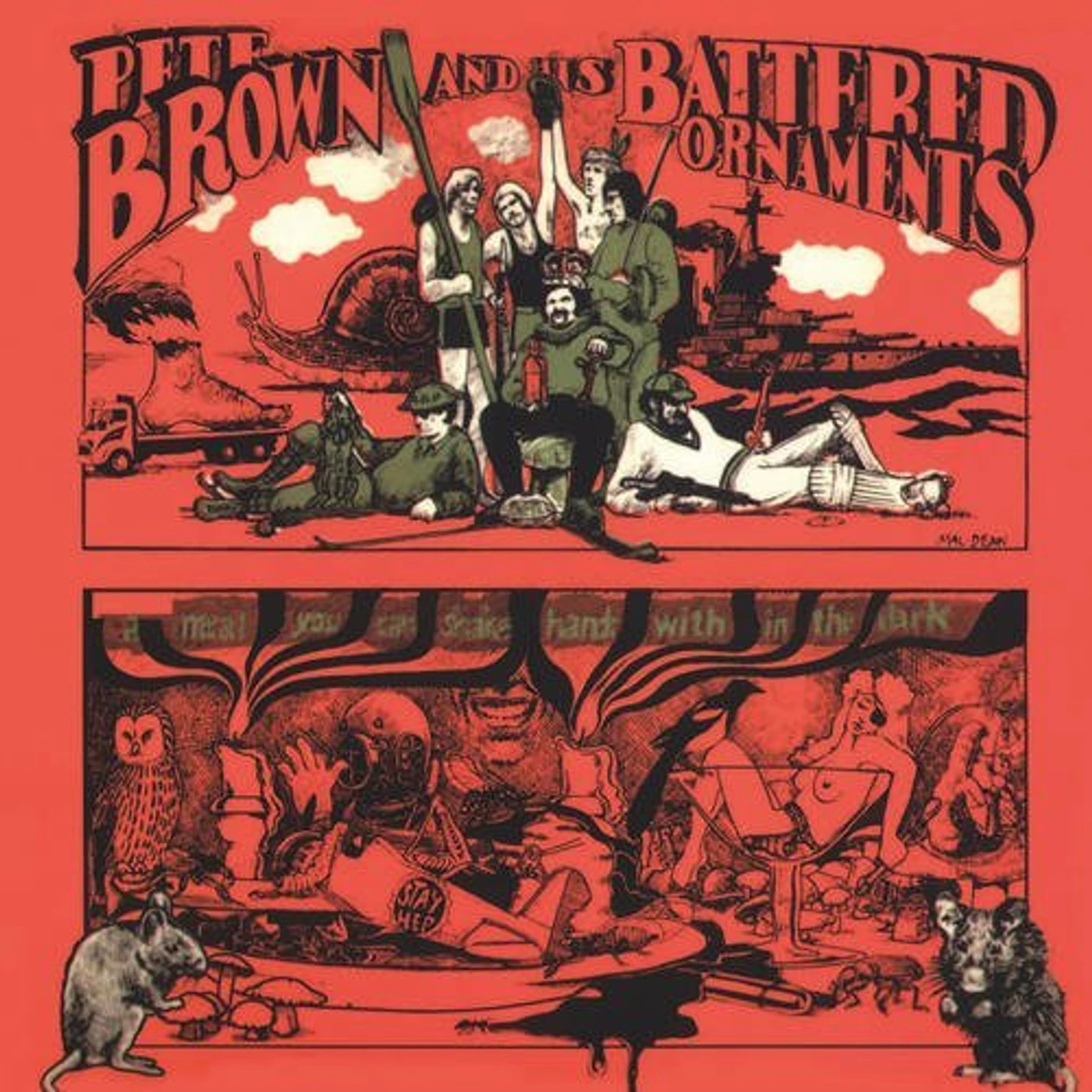Pete Brown & His Battered Ornaments MEAL YOU CAN SHAKE HANDS WITH IN THE DARK Vinyl Record