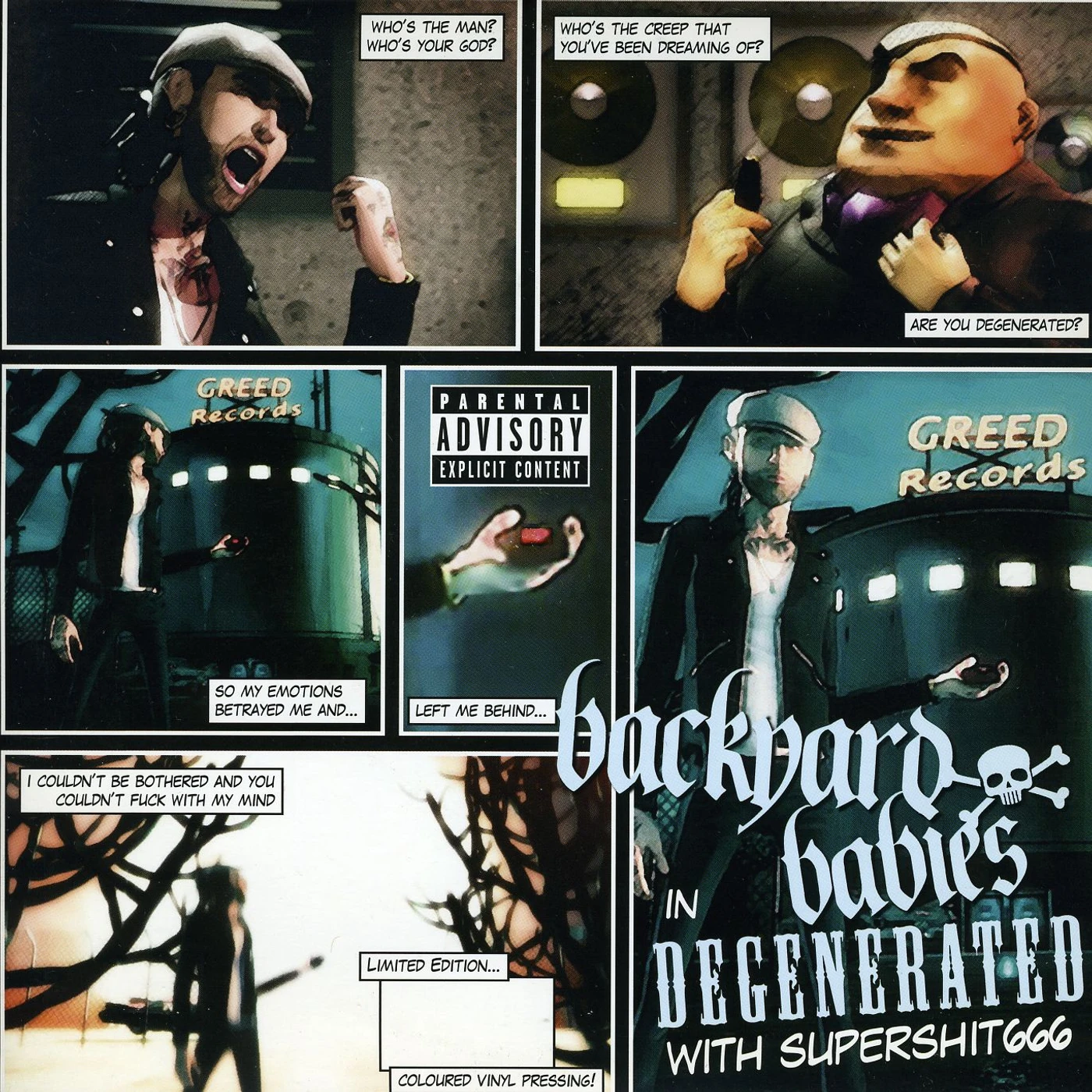 Backyard Babies Degenerated Vinyl Record