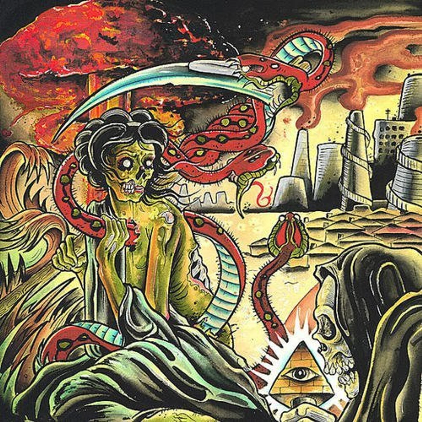 Pulling Teeth PARANOID DELUSIONS PARADISE ILLUSION Vinyl Record