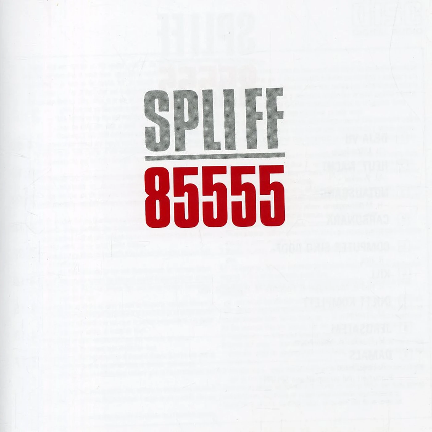 Spliff 85555 CD