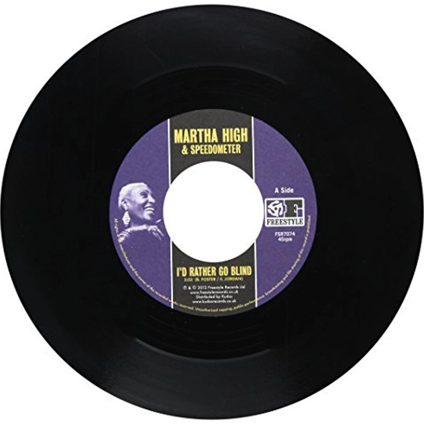 Martha High I'D RATHER GO BLIND Vinyl Record