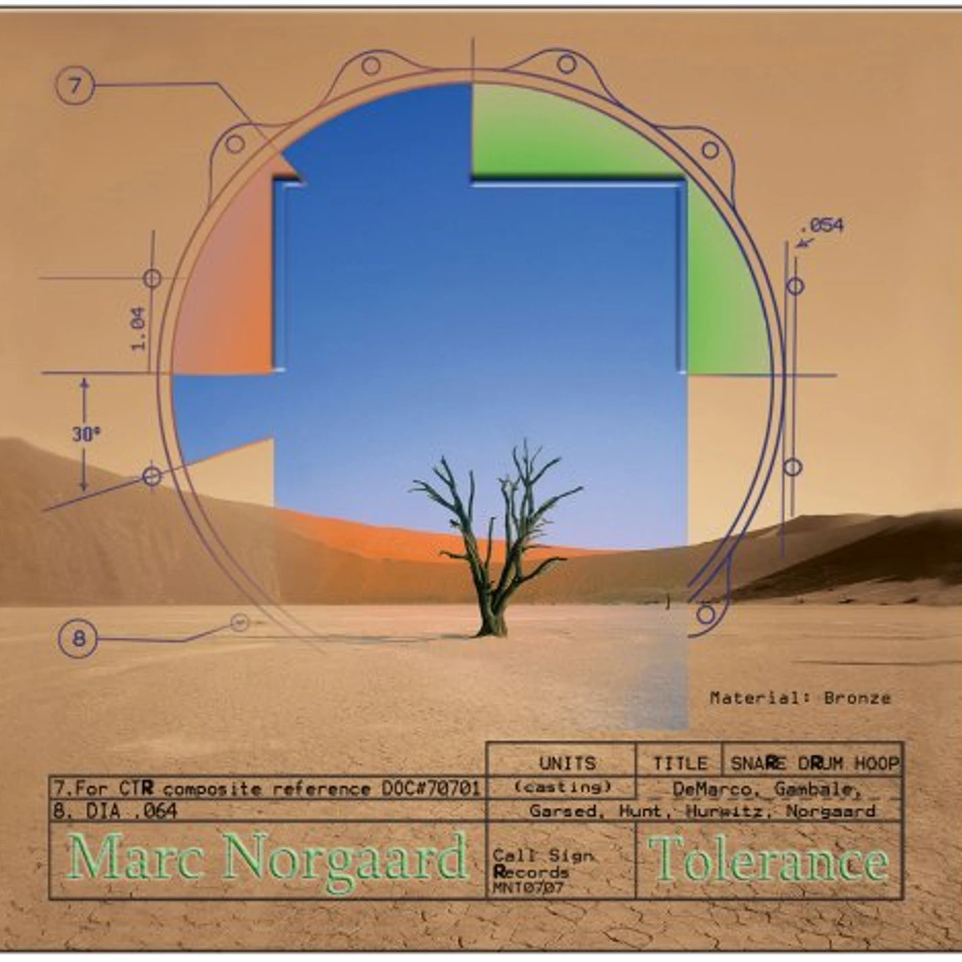 Marc Norgaard TOLERANCE CD