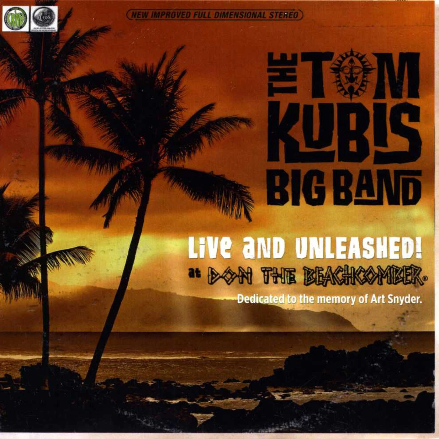Tom Kubis LIVE & UNLEASHED CD