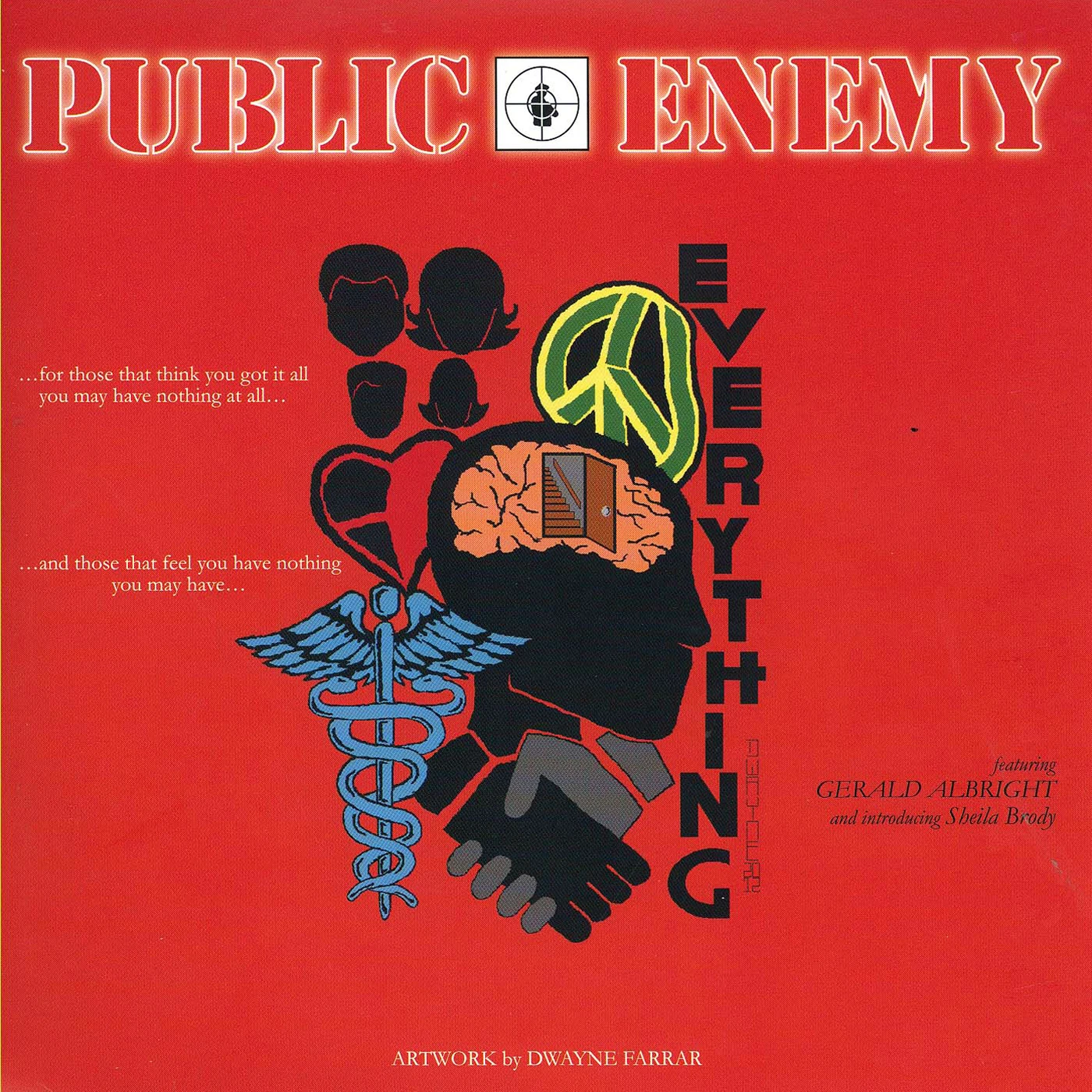 Public Enemy EVERYTHING / I SHALL NOT BE MOVED Vinyl Record