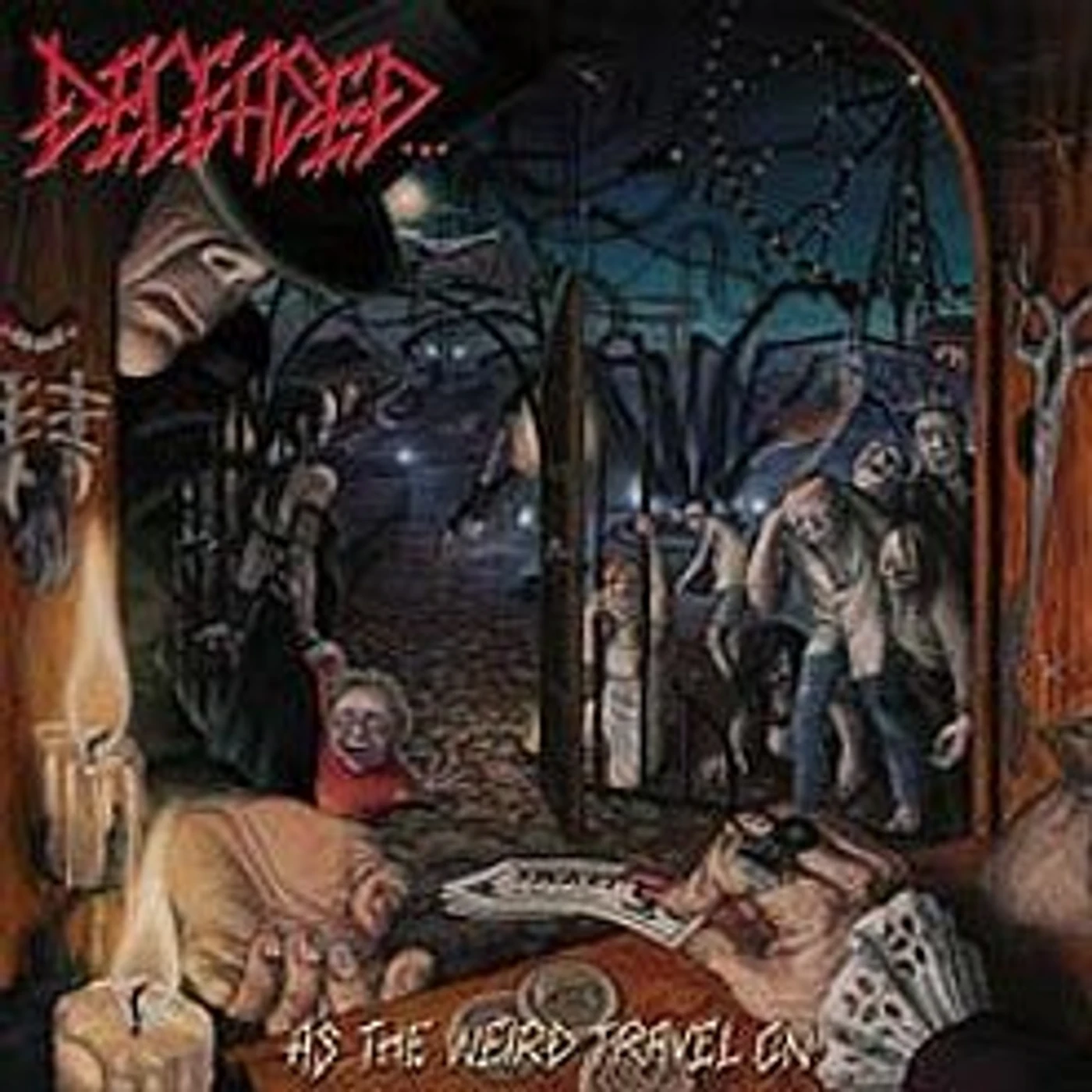 Deceased… AS THE WEIRD TRAVEL ON CD