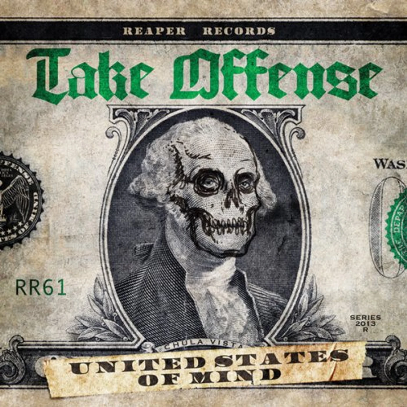 Take Offense UNITED STATES OF MIND Vinyl Record